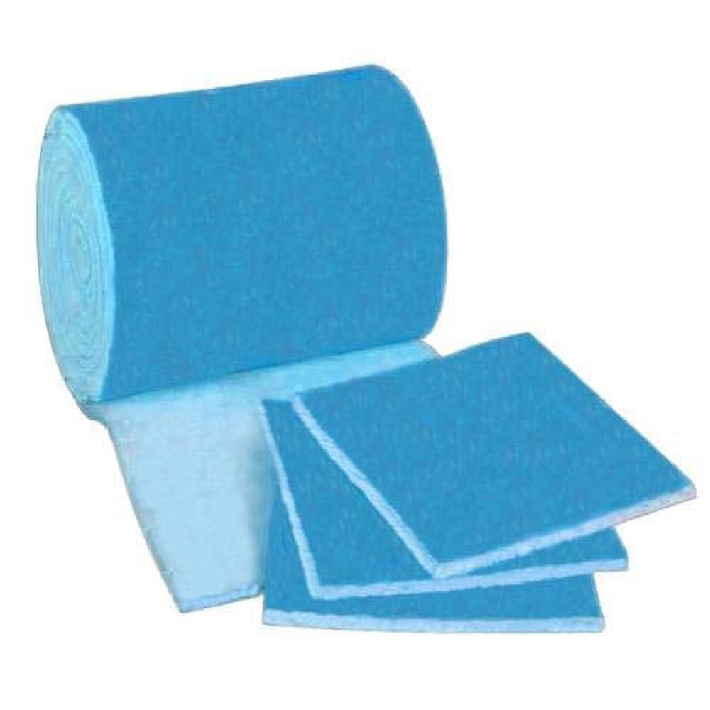 PIAS HVAC Air Filter Media Roll (Blue/White, 1 in x 24 in x 12 ft) np0yq