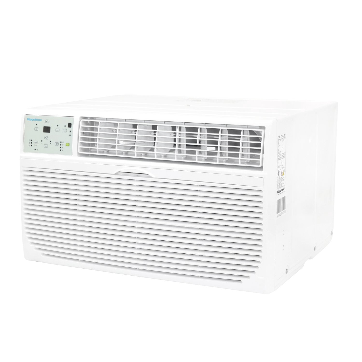 Keystone 12,000 BTU Through-the-Wall Air Conditioner with Remote Control (White, 550 sq. ft.) vuydk