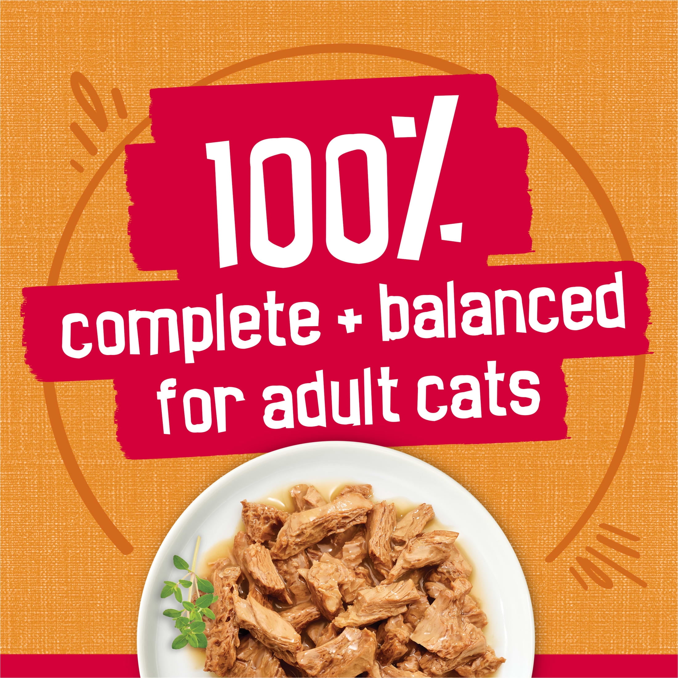 Friskies Prime Filets Wet Cat Food, Chicken in Gravy, Shredded Meaty Chunks (12 Pack, 5.5 oz) 3cswj