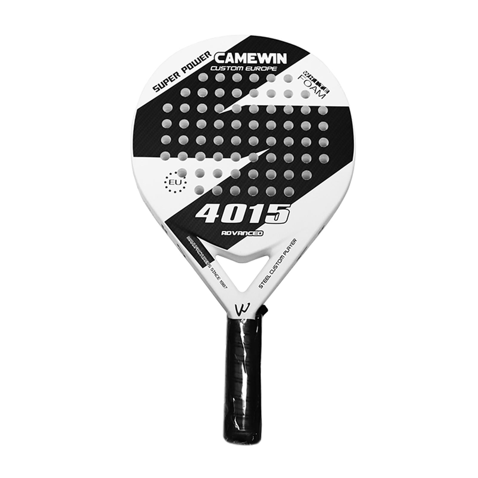 Simhoa Carbon Fiber Pickleball Paddle Durable Lightweight Sport Racket (White, 1.5 in) gvnjf