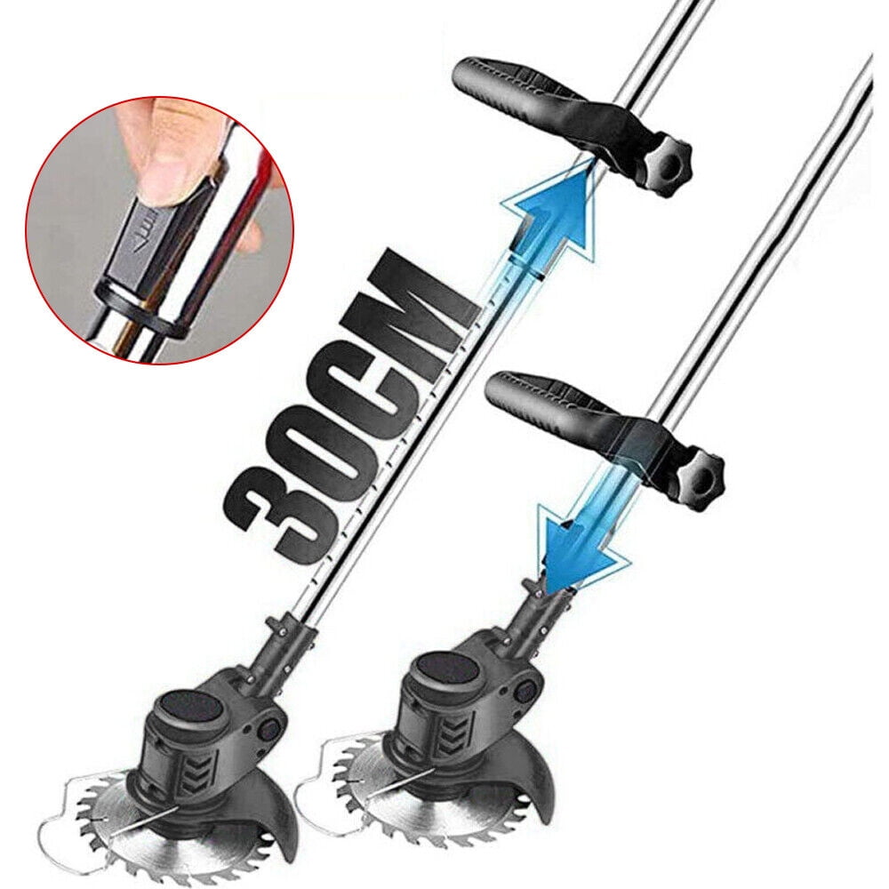 Paddsun Electric Cordless Weed Wacker, Lawn Edger and Grass String Trimmer (Black, 35-49 in) qyyt5