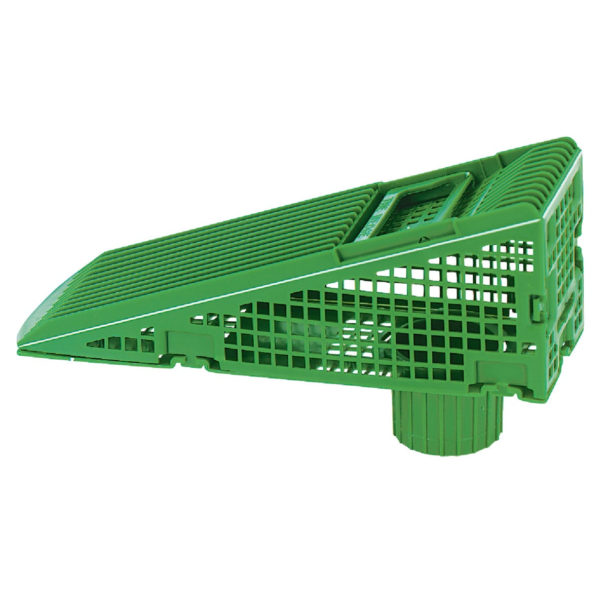 Thermwell Wedge Downspout Screen Gutter Guard (Green, 12 Pack) zddwu