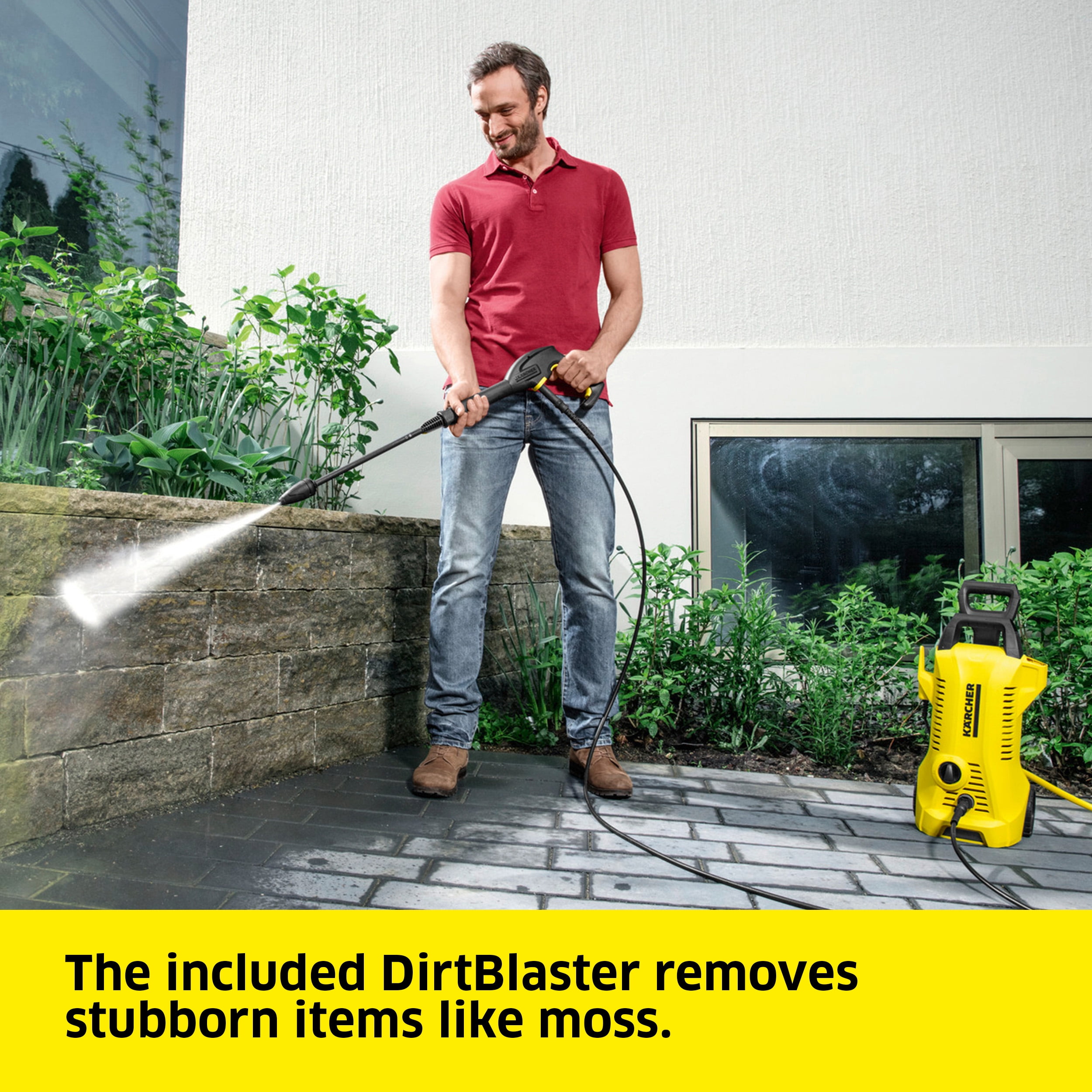 Karcher K2 Power Control Pressure Washer with Surface Cleaner and Foam Cannon (1700 PSI, 1.45 GPM) 8mmb0