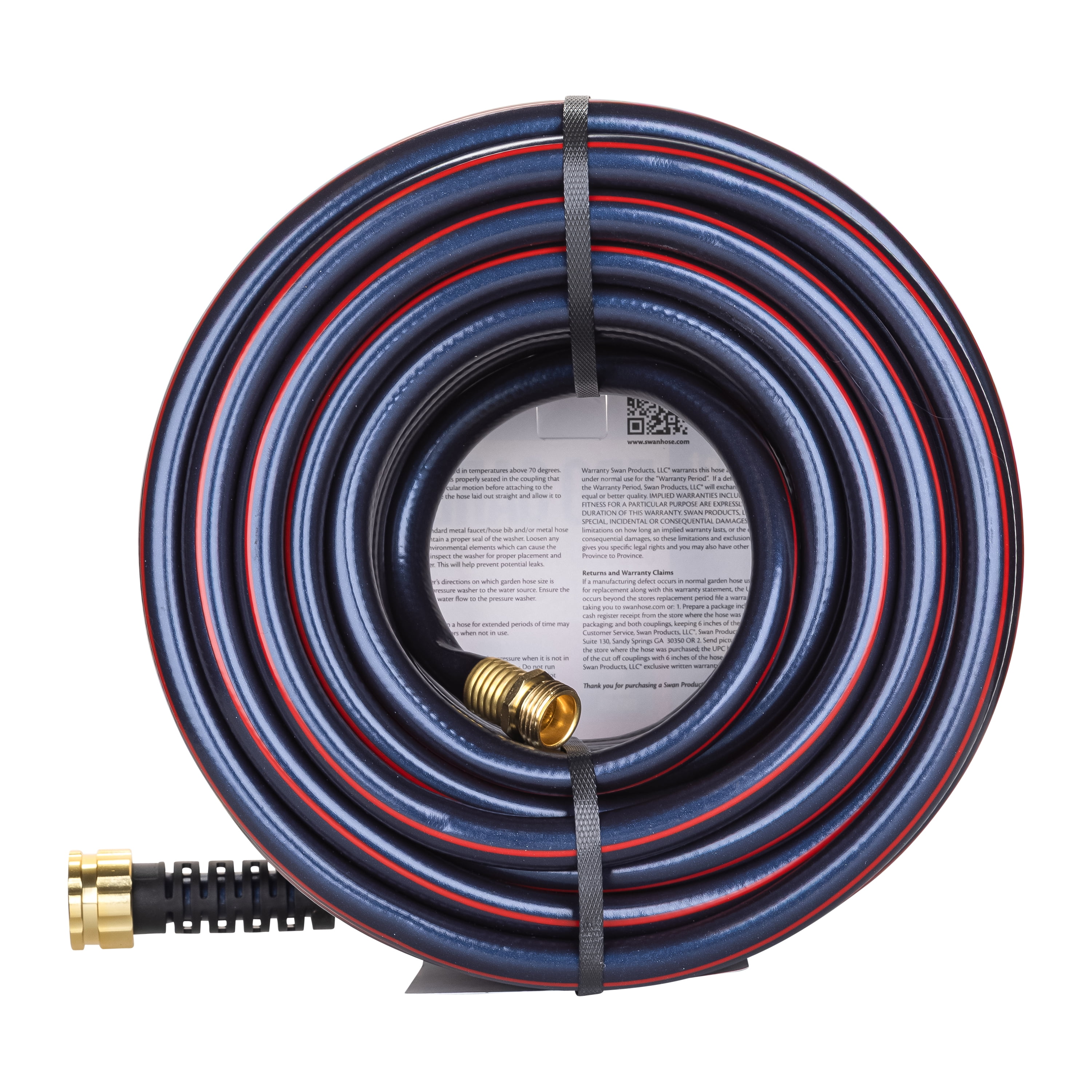 Swan Heavy-Duty Garden Hose with CoreFUSION Technology (Blue, 5/8 in x 100 ft) n4de4