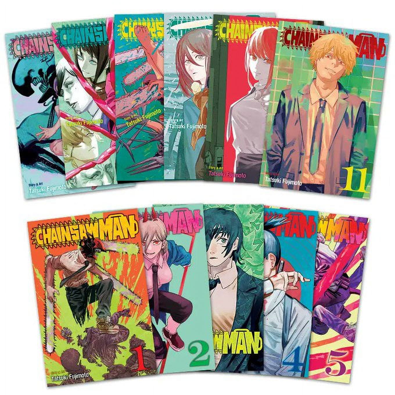 Tatsuki Fujimoto Chainsaw Man Manga Box Set (Paperback, 11 Books) k01ed
