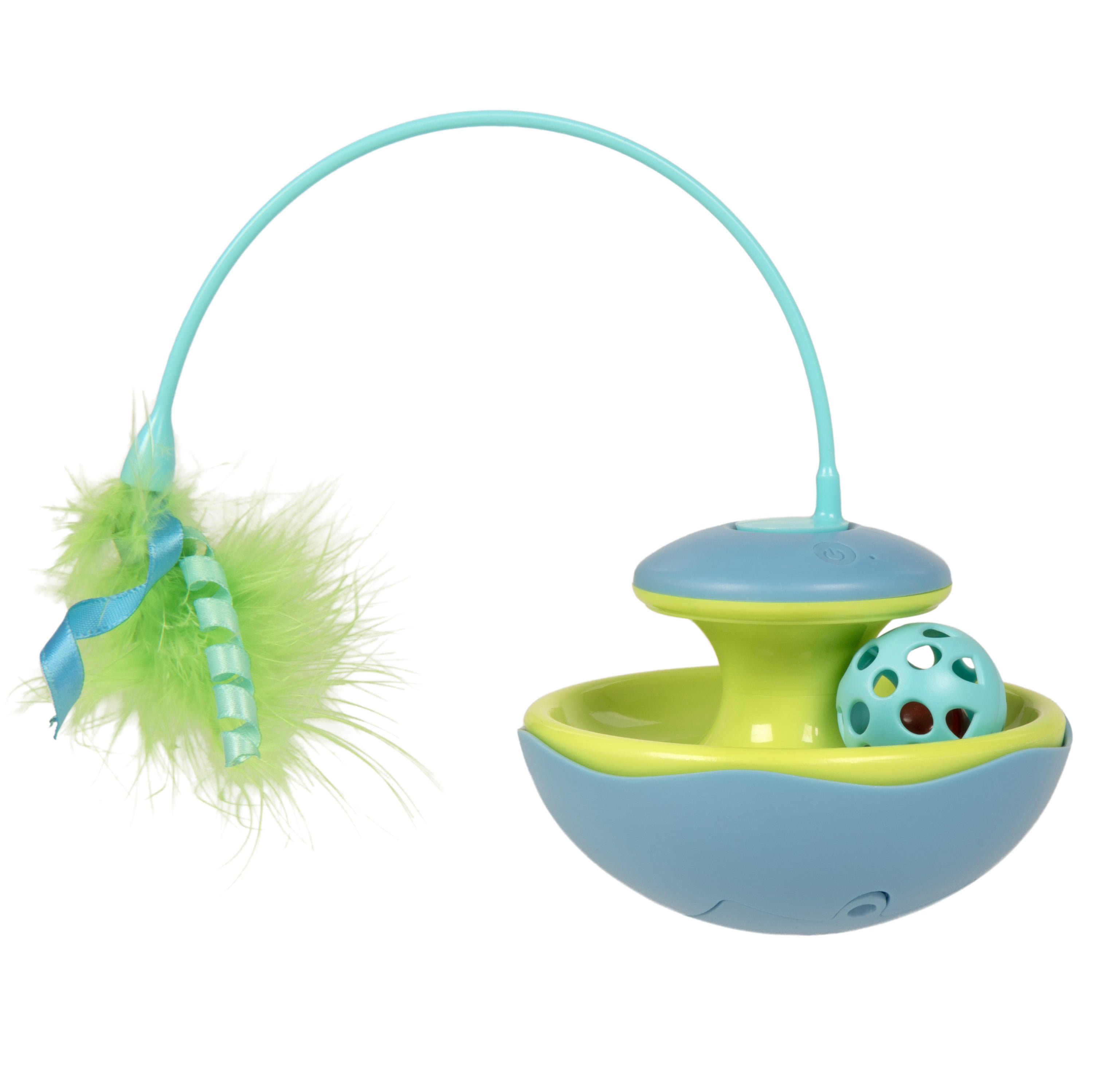 SmartyKat Track Tizzy Motion Cat Toy Electronic Interactive Pet Toy (Blue, 1 ct) q7k3p