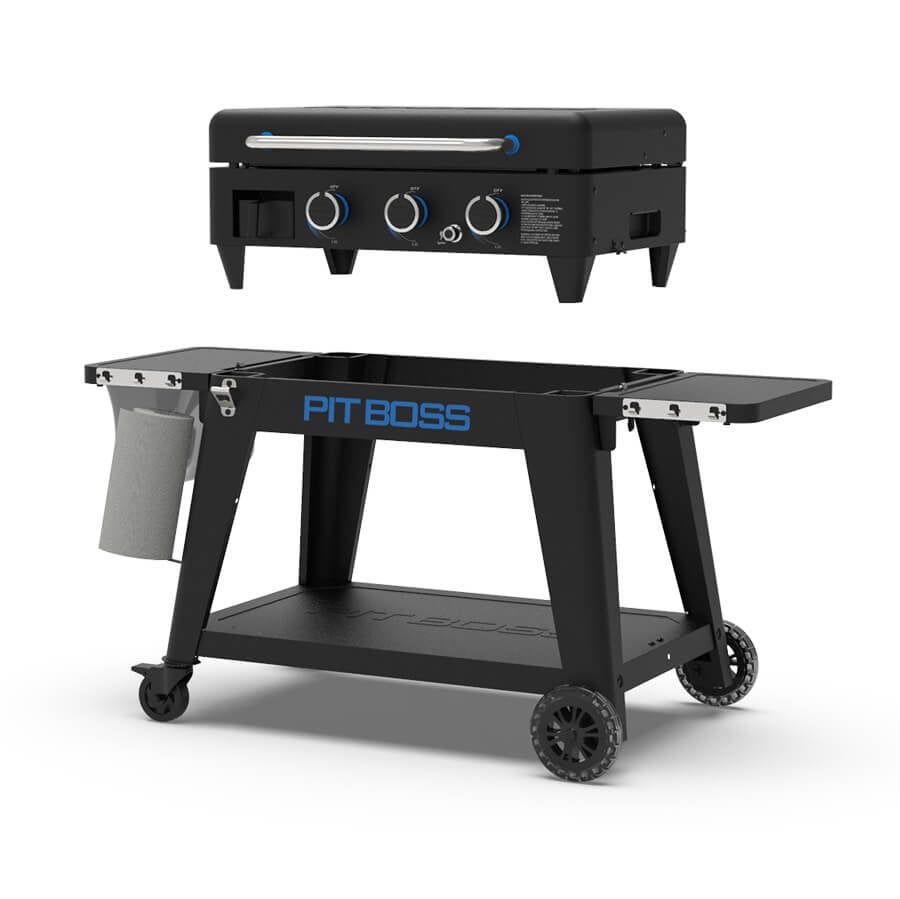 Pit Boss Ultimate 30 in 3-Burner Gas Griddle with Ceramic Cooking Surface (Black, 536 sq in) 3rsww