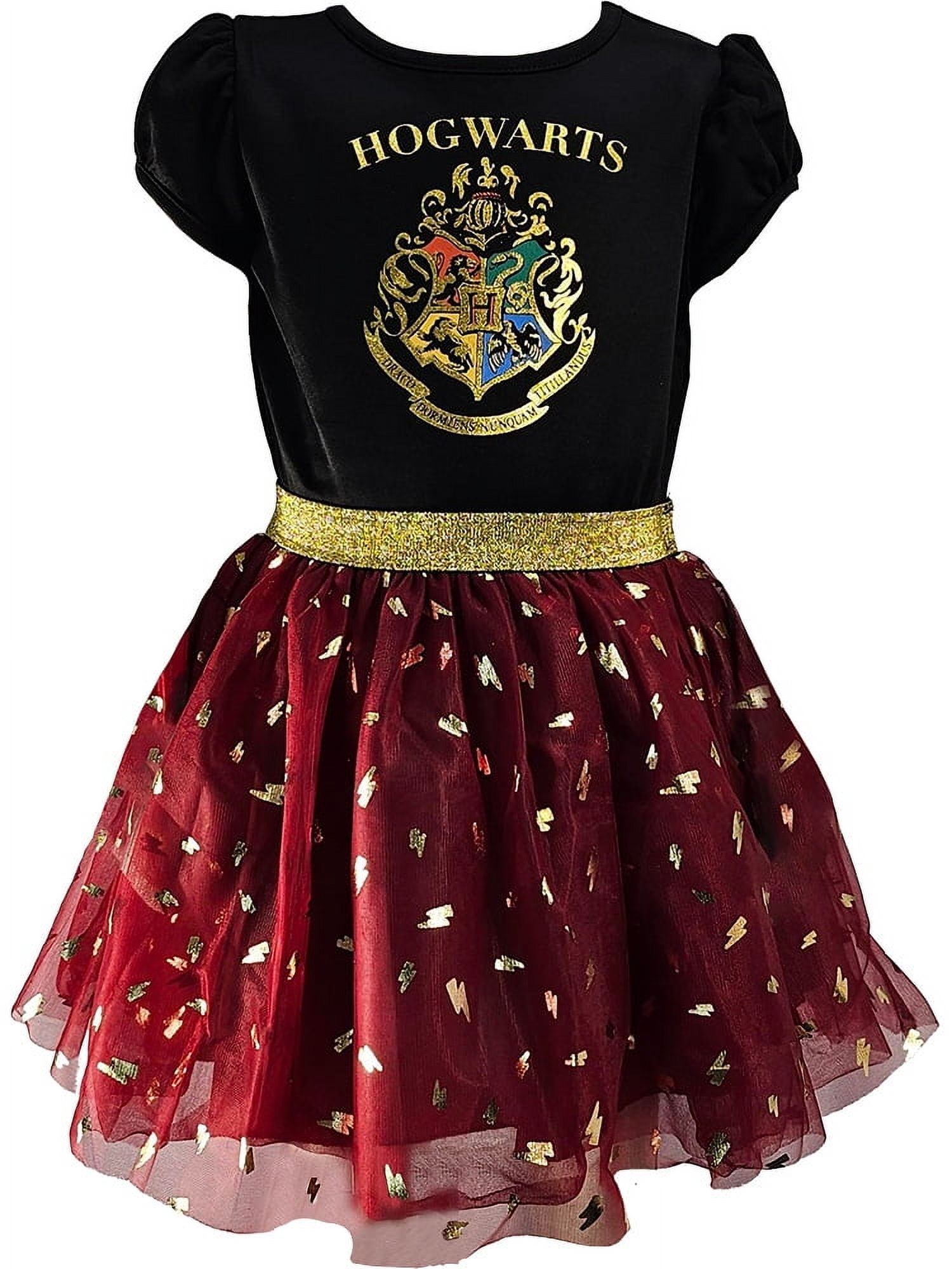 Harry Potter Hogwarts Girls Youth Tutu Dress (Red, M) xt1o2