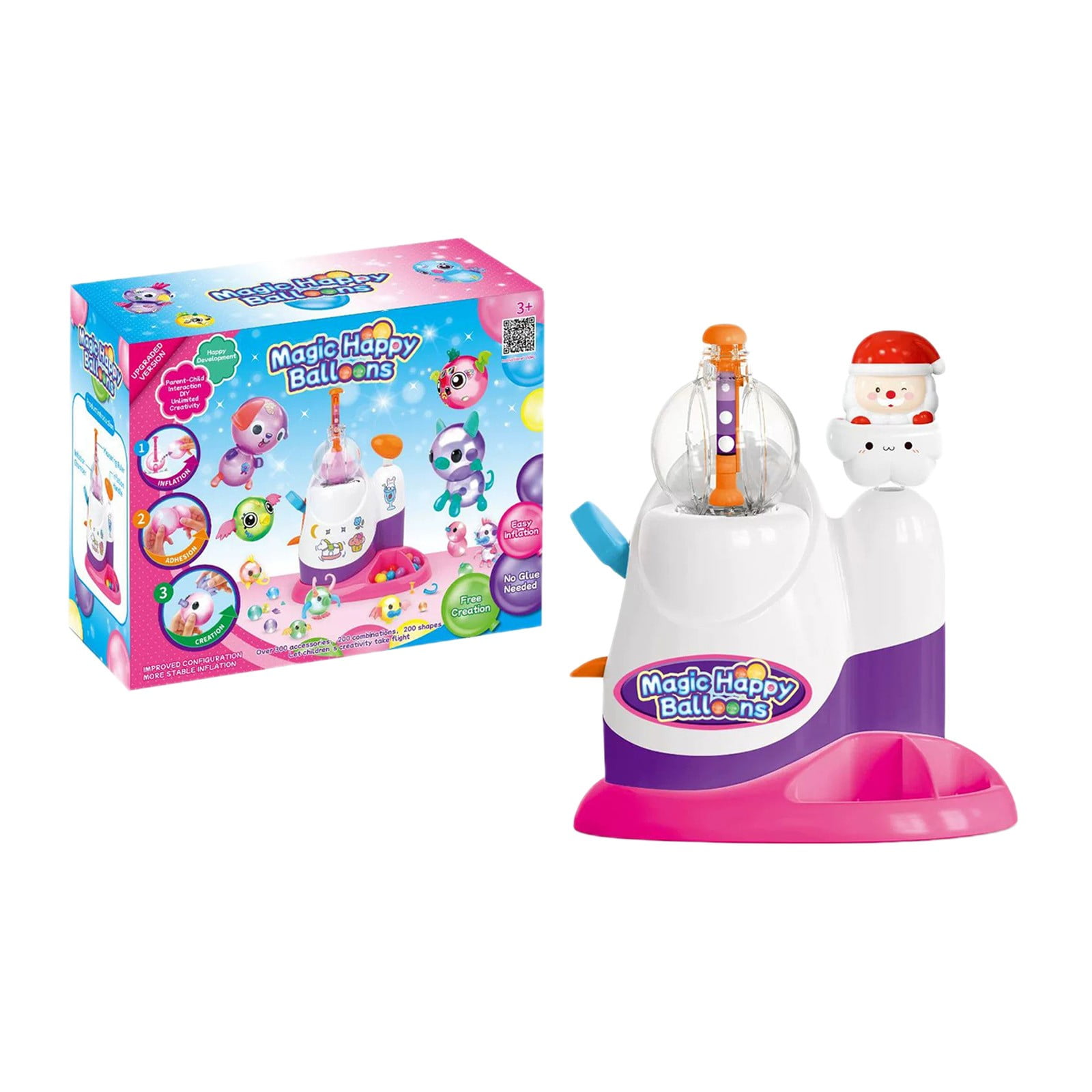 WYFCL DIY Sticky Balloon Maker Craft Kit with Pump and Accessories (Multi-color, 8.6 x 6.6 x 3.5 in) 35kkq