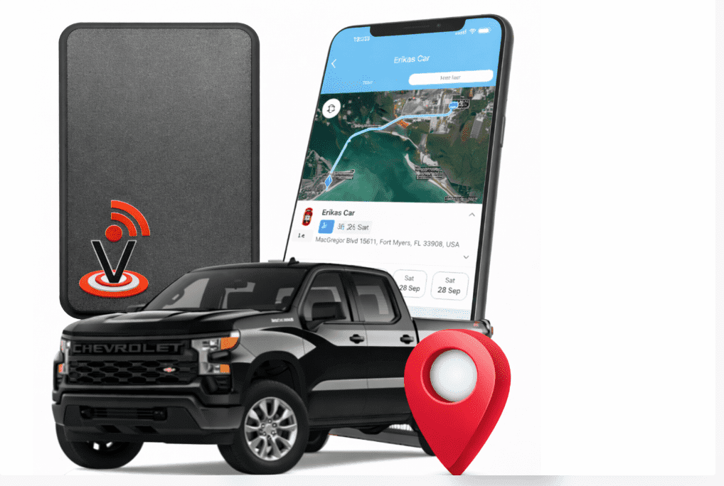 GPSnVision Magnetic Real-Time GPS Tracker for Vehicles (Black, 0.1 oz) sbwvi