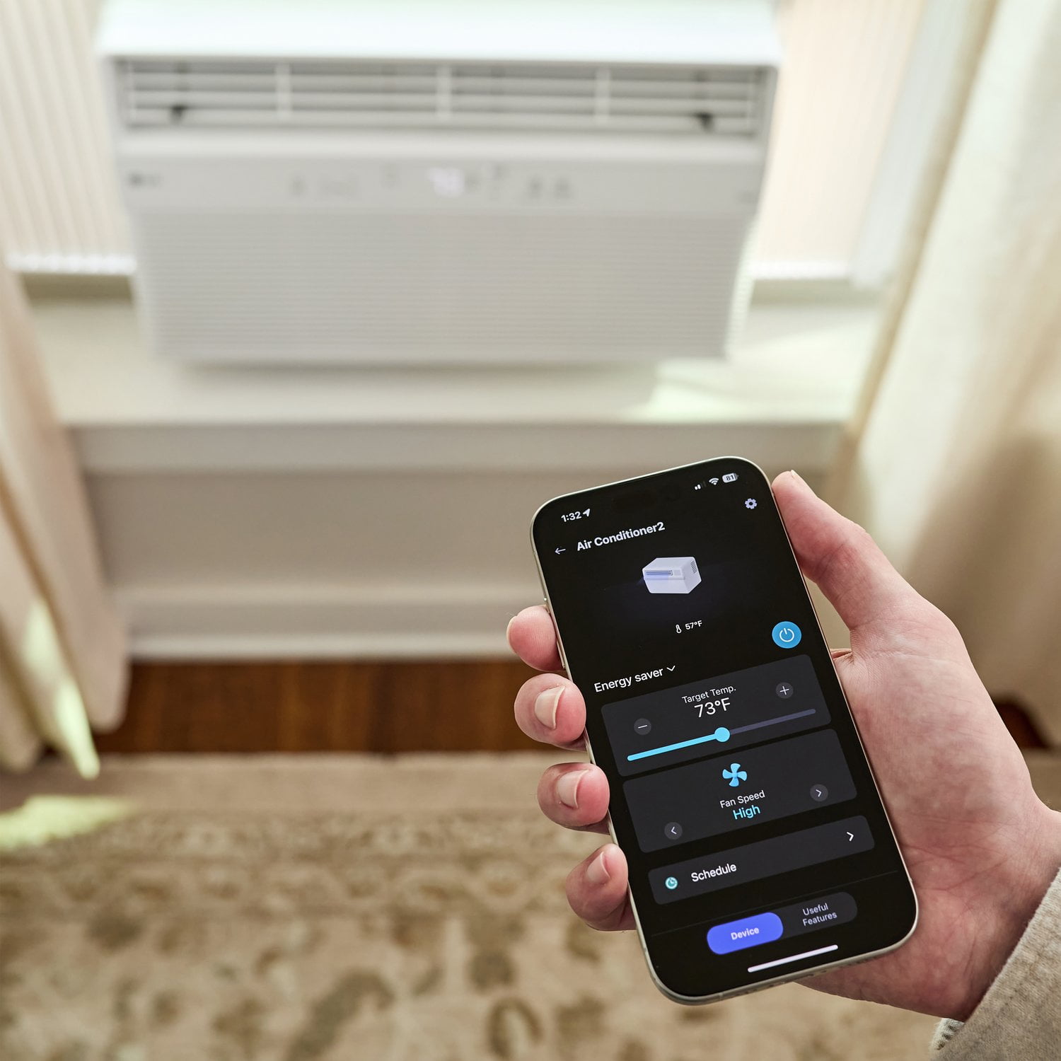LG 8000 BTU Window-Mount Air Conditioner with Remote Control (White, 350 sq ft) t08rg