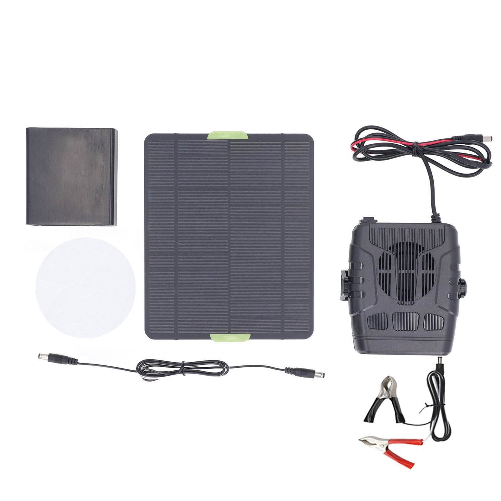 Exhoden 20W Solar Powered Chicken Coop Heater for Greenhouse and Pet House (Black, 20W) z3e9m