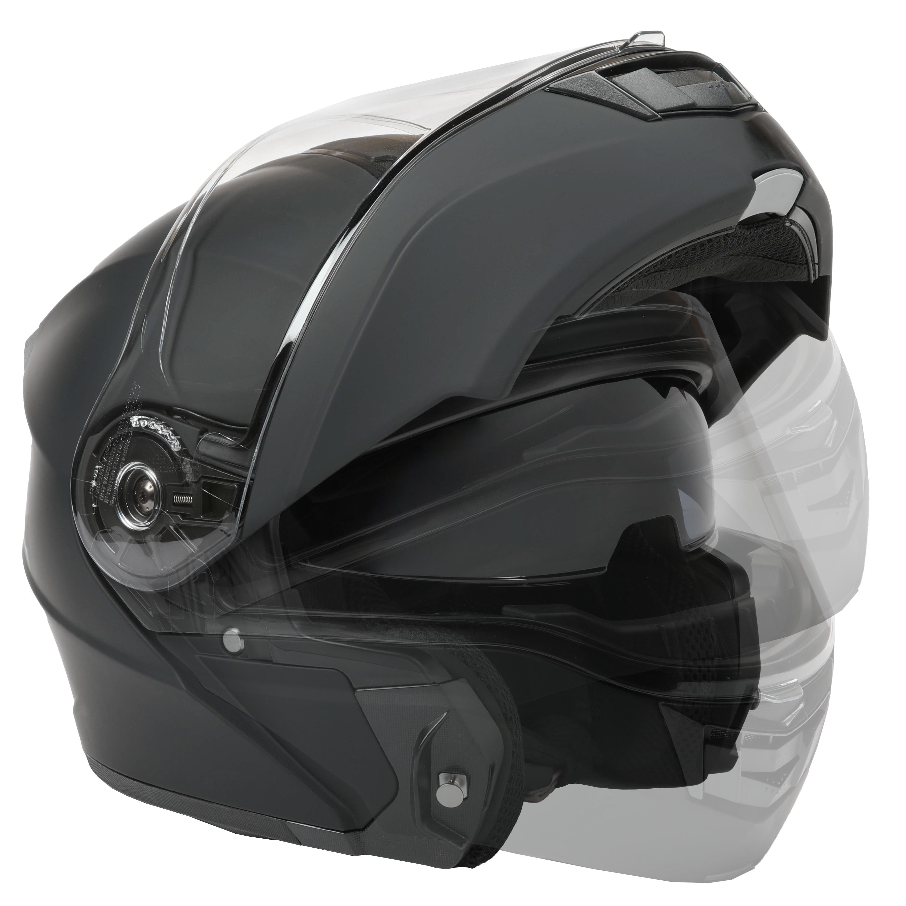 Fuel Helmets ACE Modular Motorcycle Helmet (Black, X-Large) hbc74 - Image 3