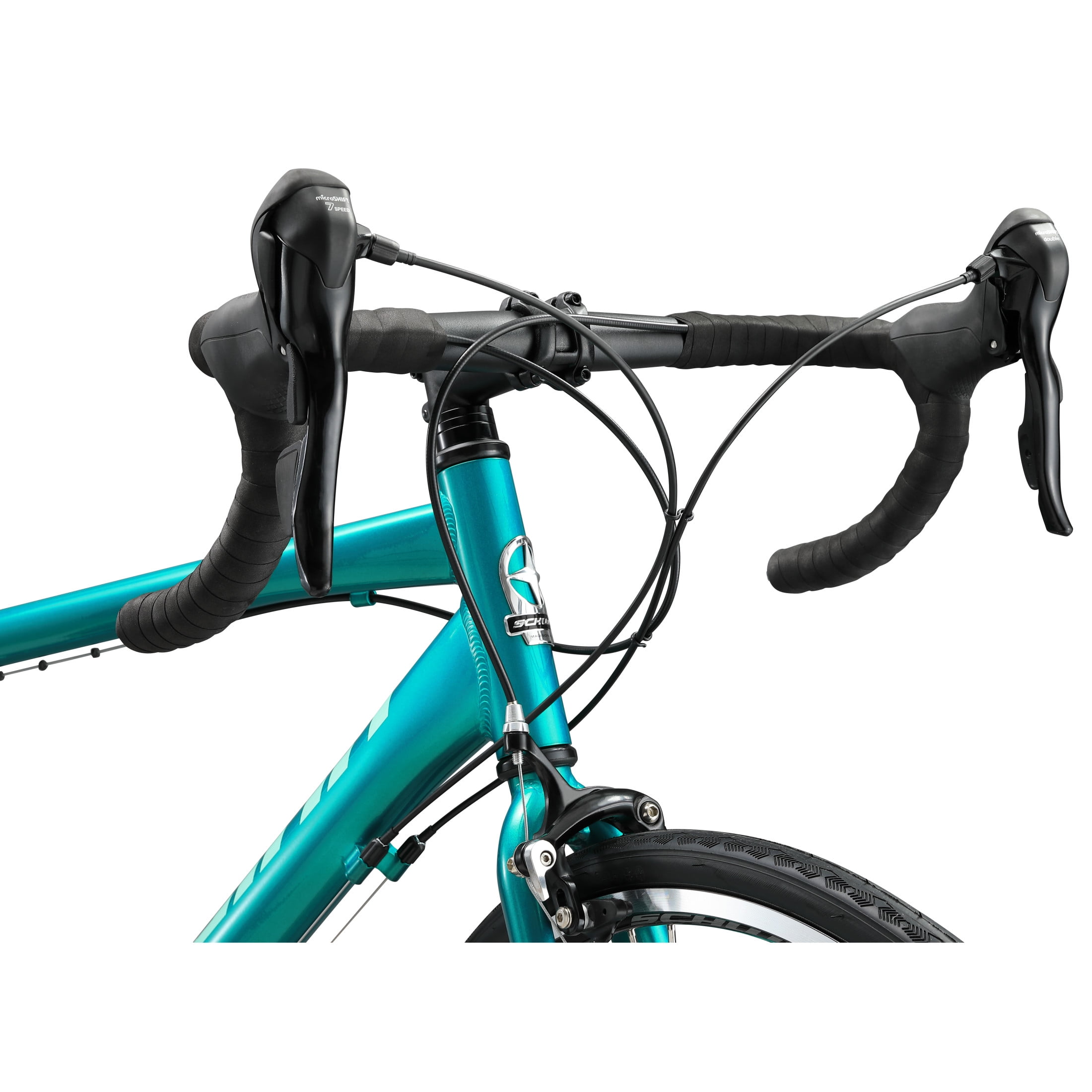 Schwinn Phocus 1400 Road Bike, Lightweight Aluminum Frame, 14-Speed Drivetrain (Teal, 700c Wheels) uvn0i
