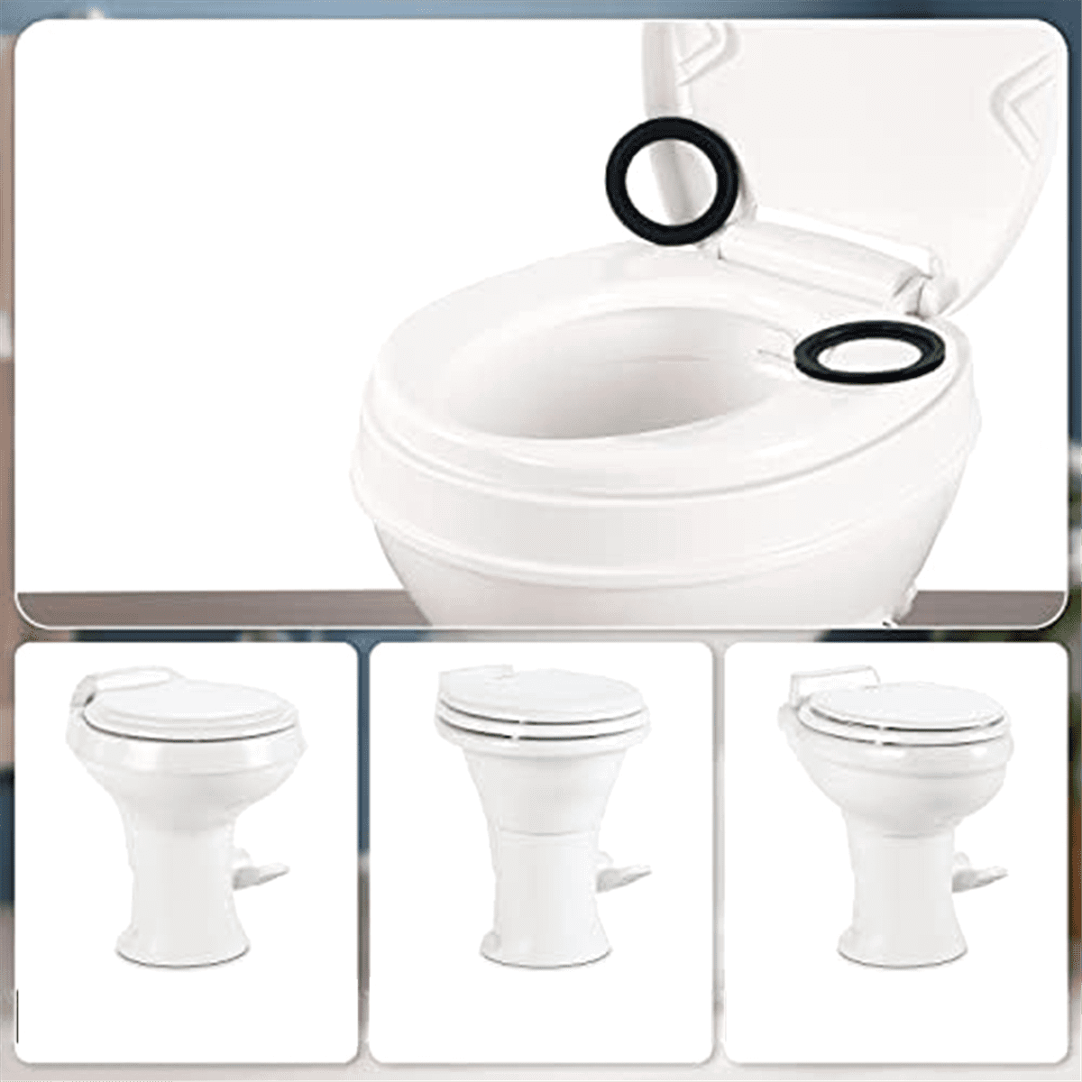 Mawalde RV Toilet Seal Kit for 300 310 320 Models (2 Pack) 0j9ux