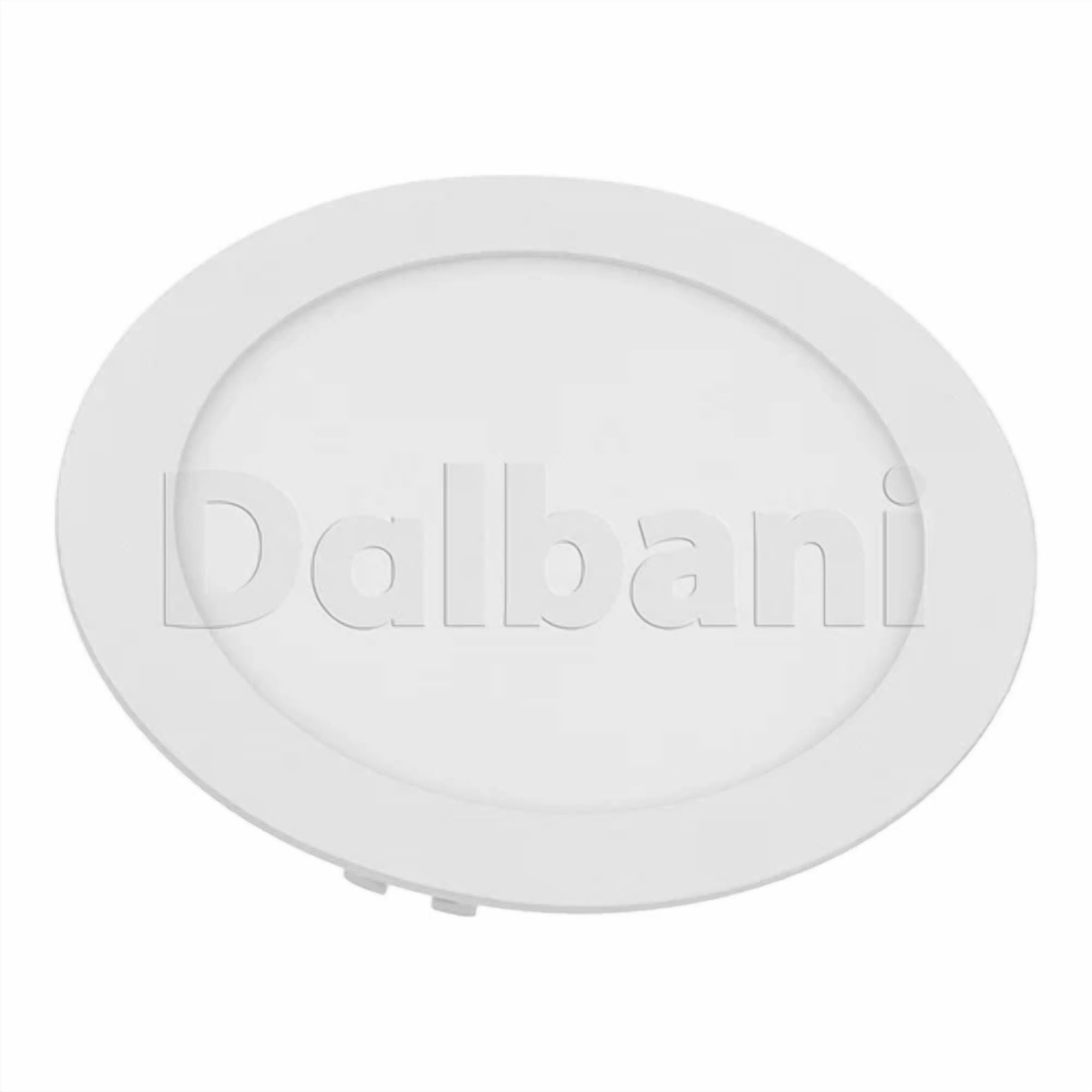 KLYNE 12W LED Recessed Round Ceiling Panel Light, 6000K Daylight White (6 in) kfhk6