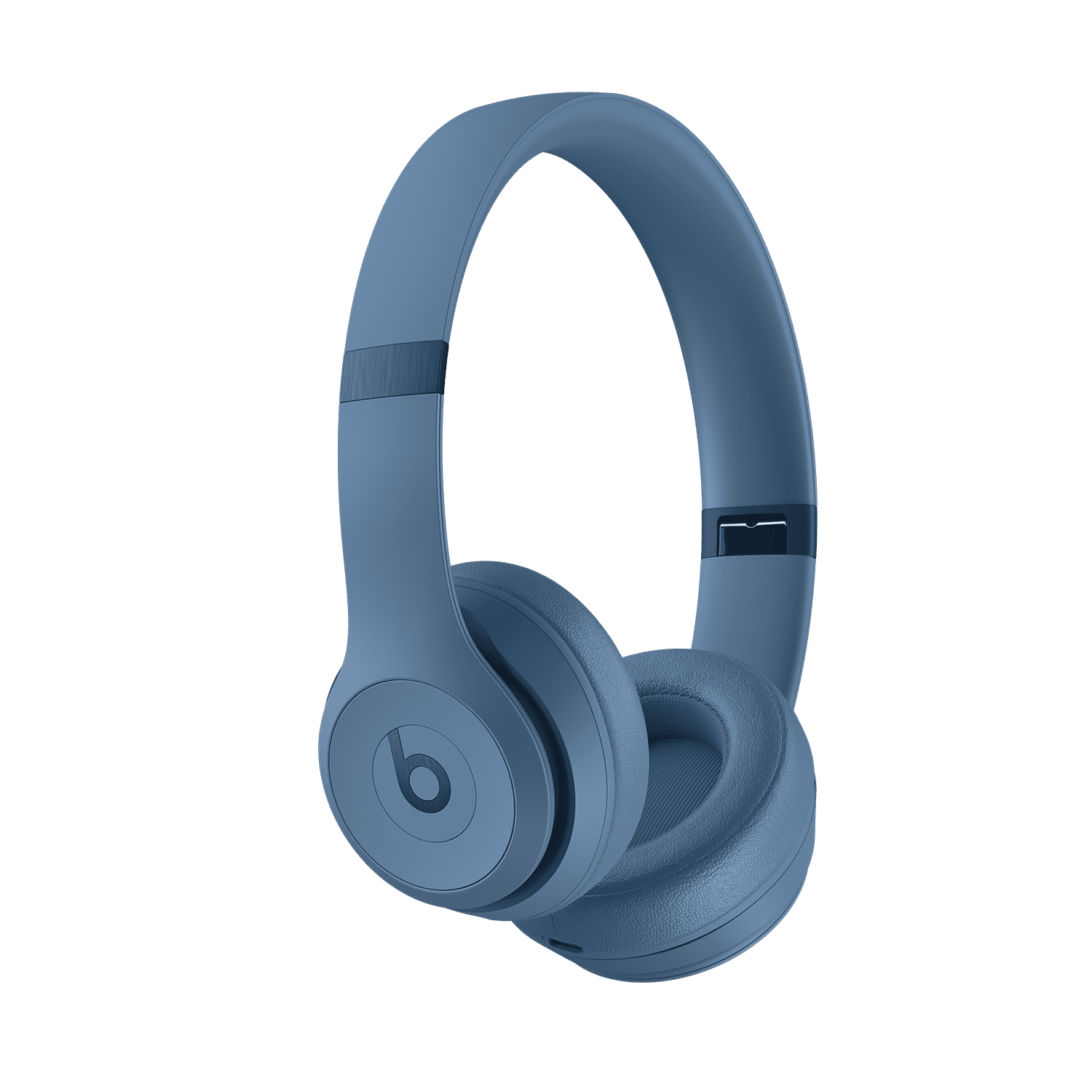 Beats by Dr. Dre Solo 4 Wireless On-Ear Headphones, Personalized Spatial Audio, High-Fidelity Sound (Slate Blue) d2led
