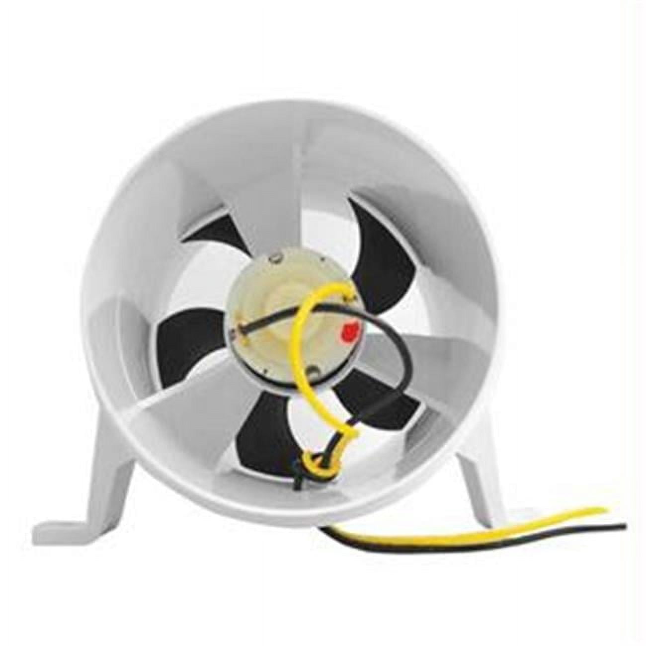 Attwood Turbo 4000 Series II In-Line Blower (White, 12V) m7j33