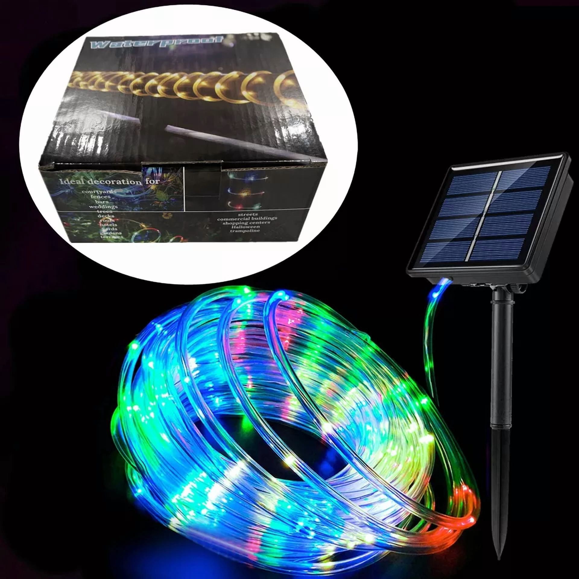 Purely Elizabeth 50 LED Solar String Lights (Warm White, 23 ft) 50w0r