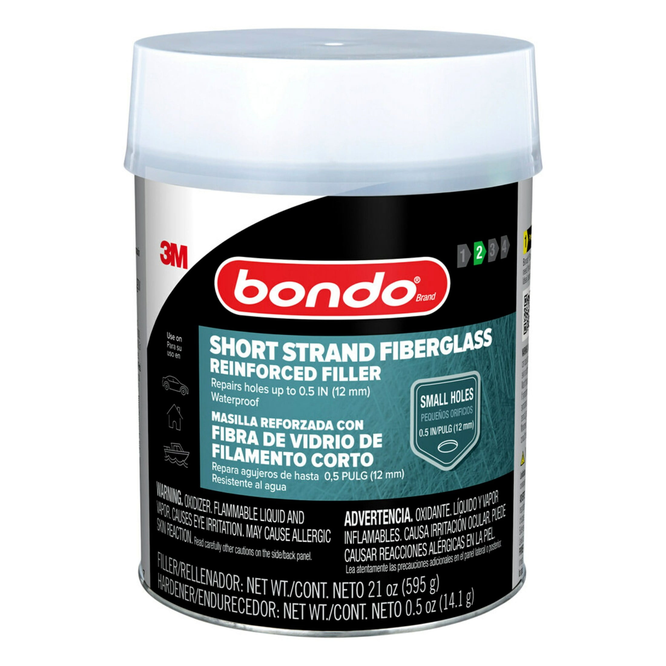 Bondo Short Strand Fiberglass Reinforced Filler (21 oz) g6oku