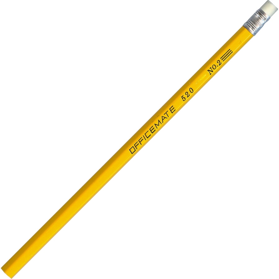Officemate No. 2 Wood Pencils, Professional Writing and Drawing Supplies (Yellow, 12-Pack) od8l3