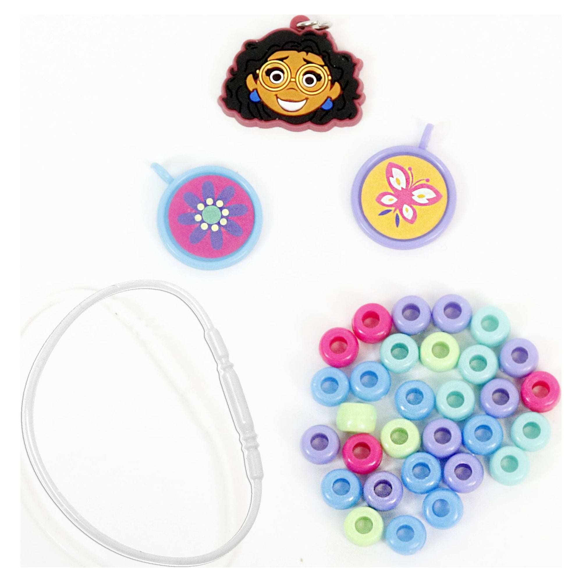 Disney Encanto Bead Bracelet DIY Jewelry Making Activity Kit (Multicolor, 1 Pack) kr1kt