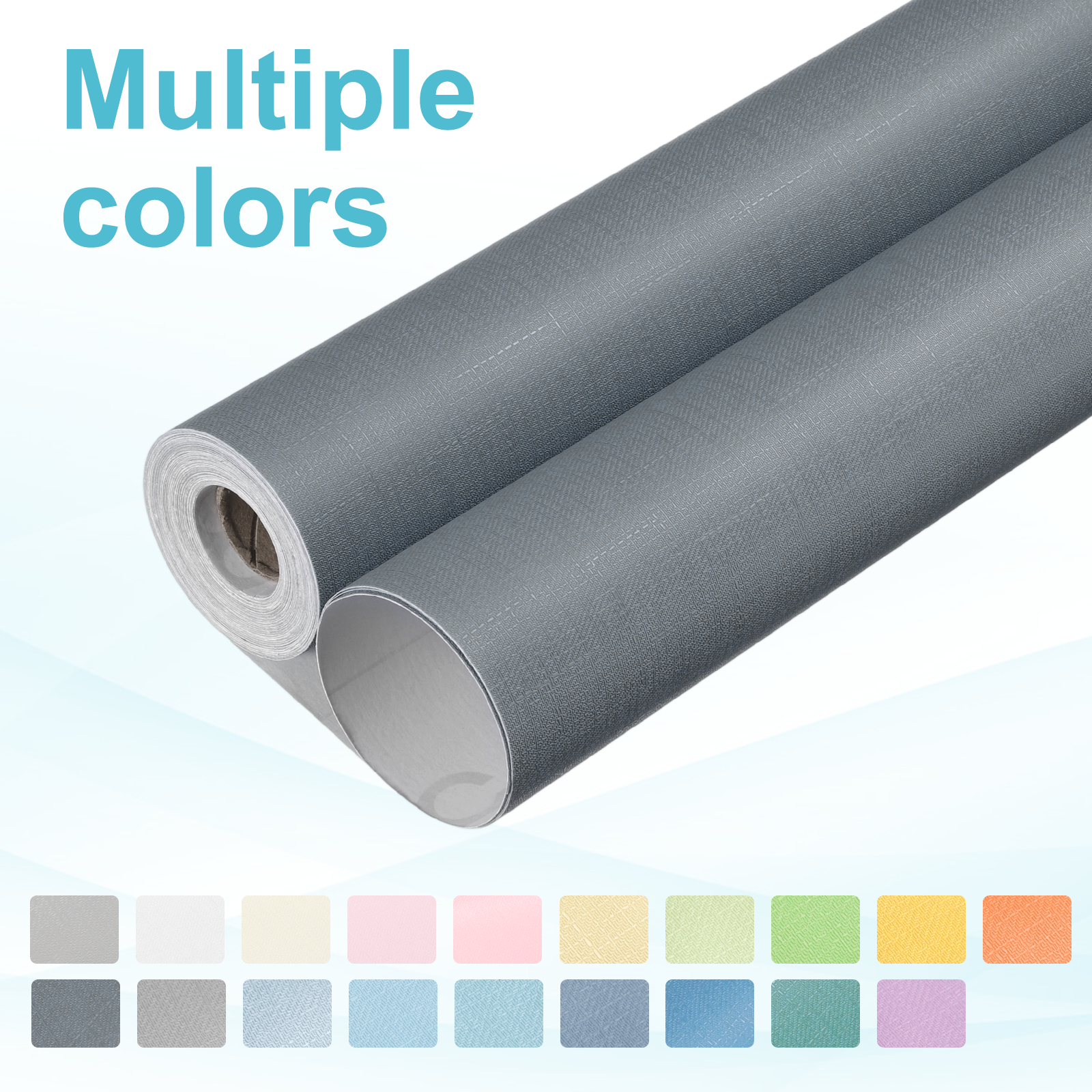Uxcell Peel and Stick Wallpaper Waterproof Cloth Contact Paper (Dark Gray, 22 in x 394 in) p970p