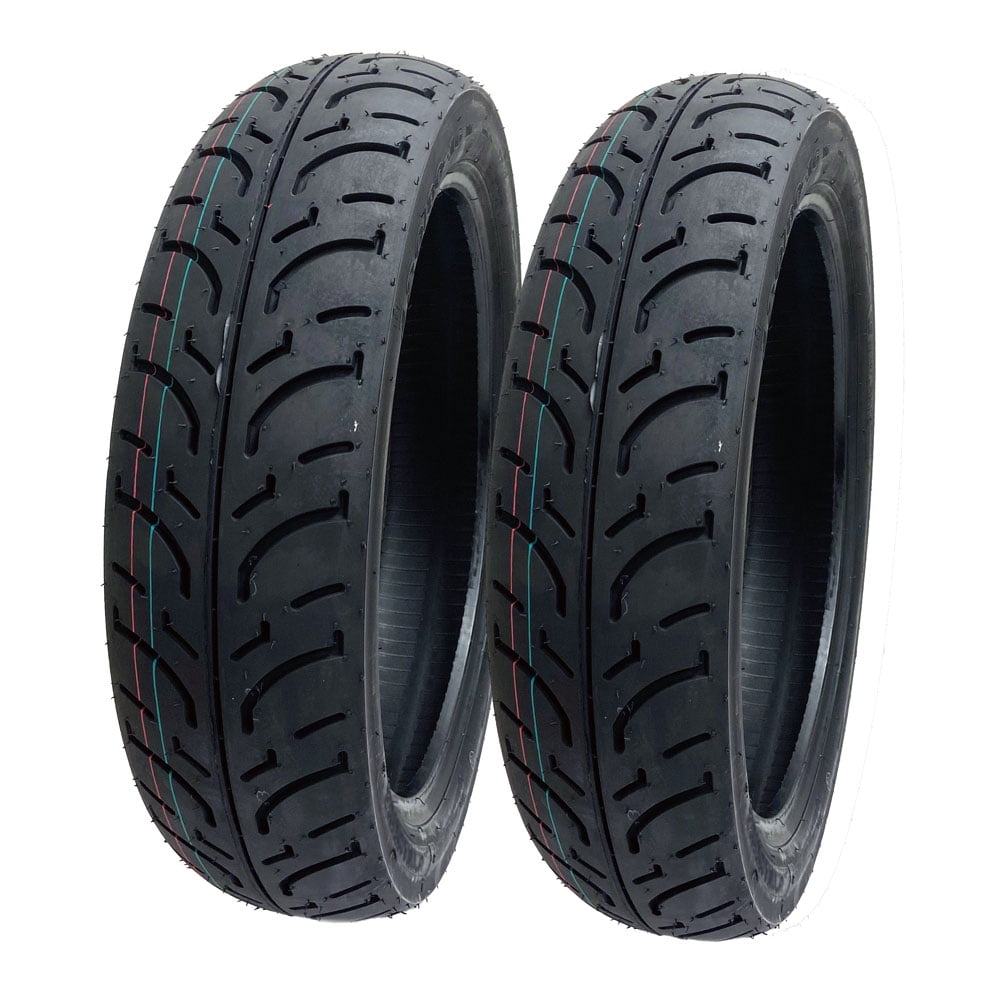 MMG Motorcycle Tire Set (Front 100/80-16, Rear 120/80-16) High-Grip Performance Rubber for Scooters ot515