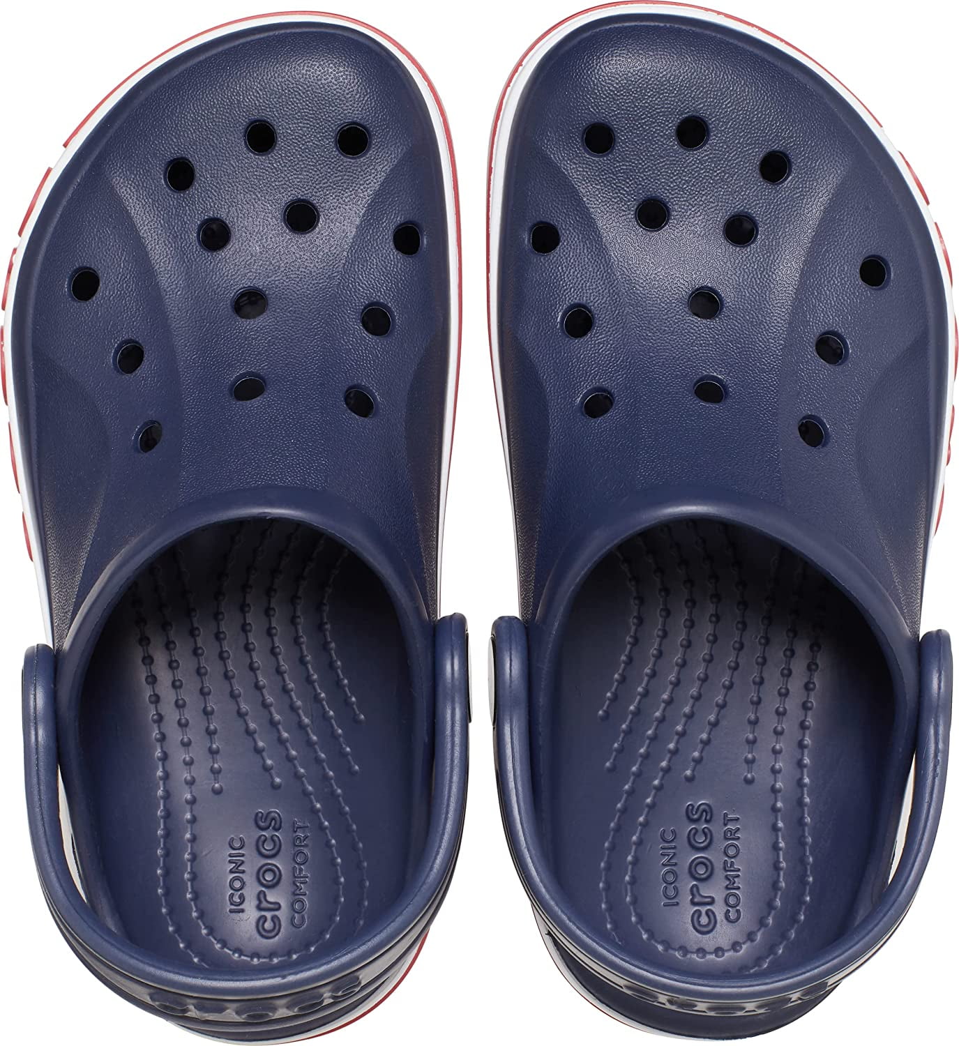 Crocs Toddler & Kids Bayaband Clog Lightweight Slip-On Water Shoes (Navy, 10 Toddler) 5zp4q