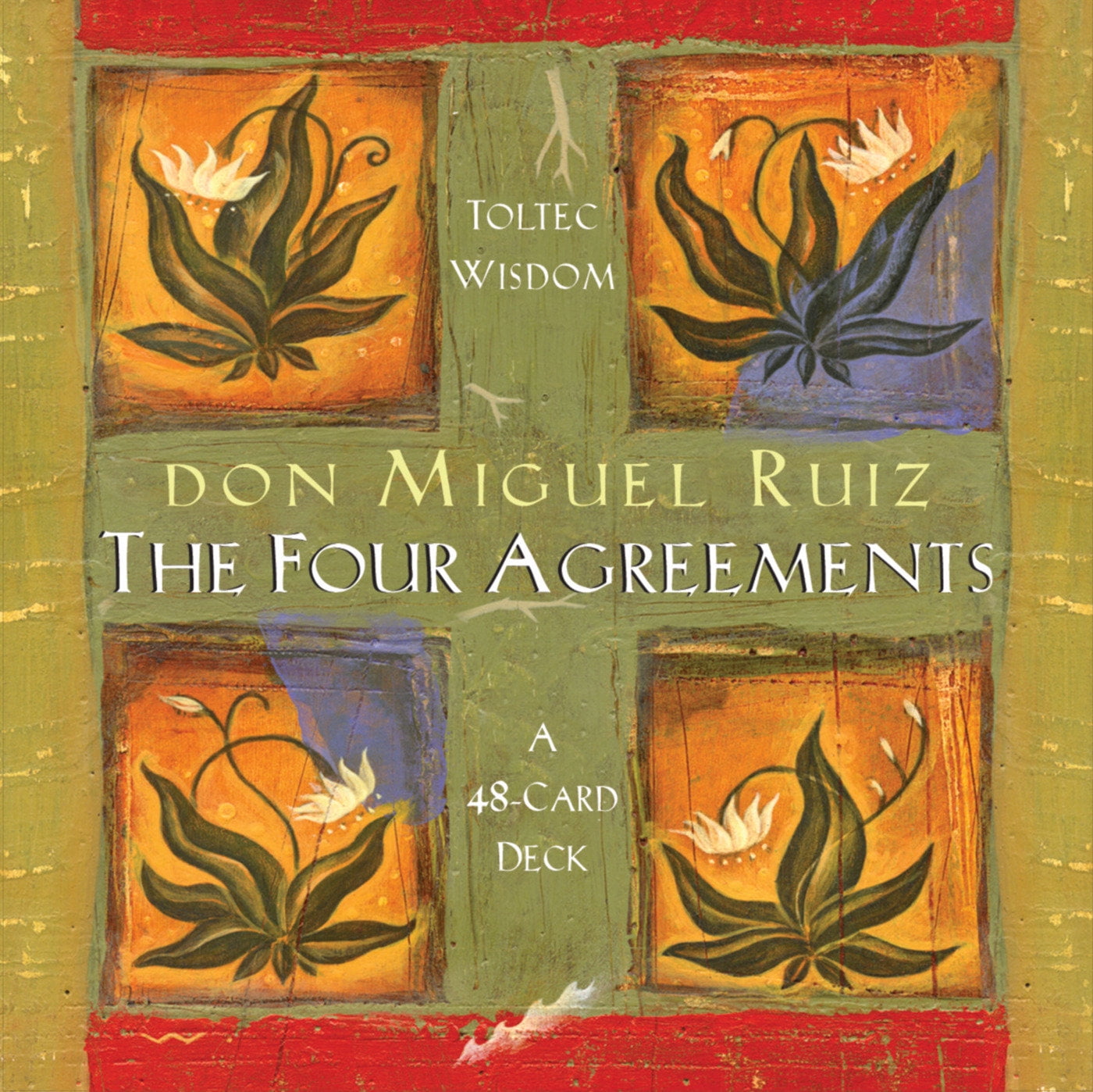 Miguel Don Ruiz Four Agreements Cards (49 Page Paperback Deck) gzoy3