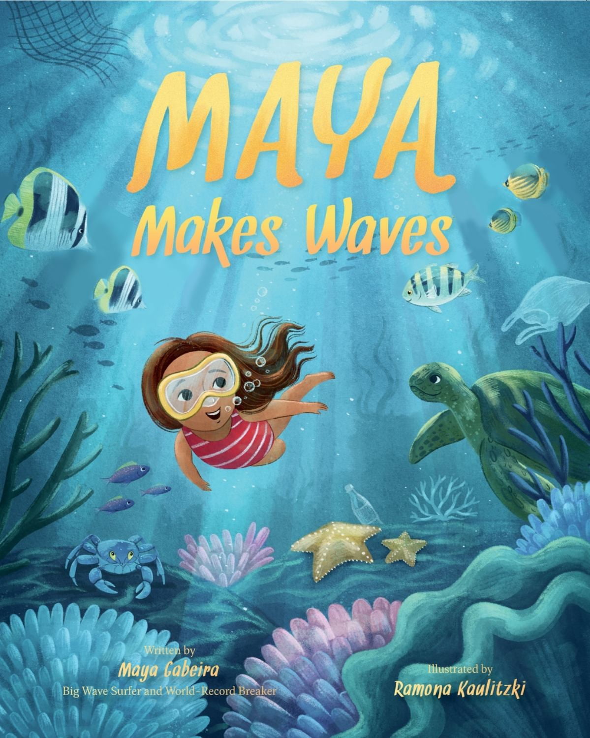 Maya Gabeira Maya Makes Waves Picture Book (Hardcover) 6jhgx