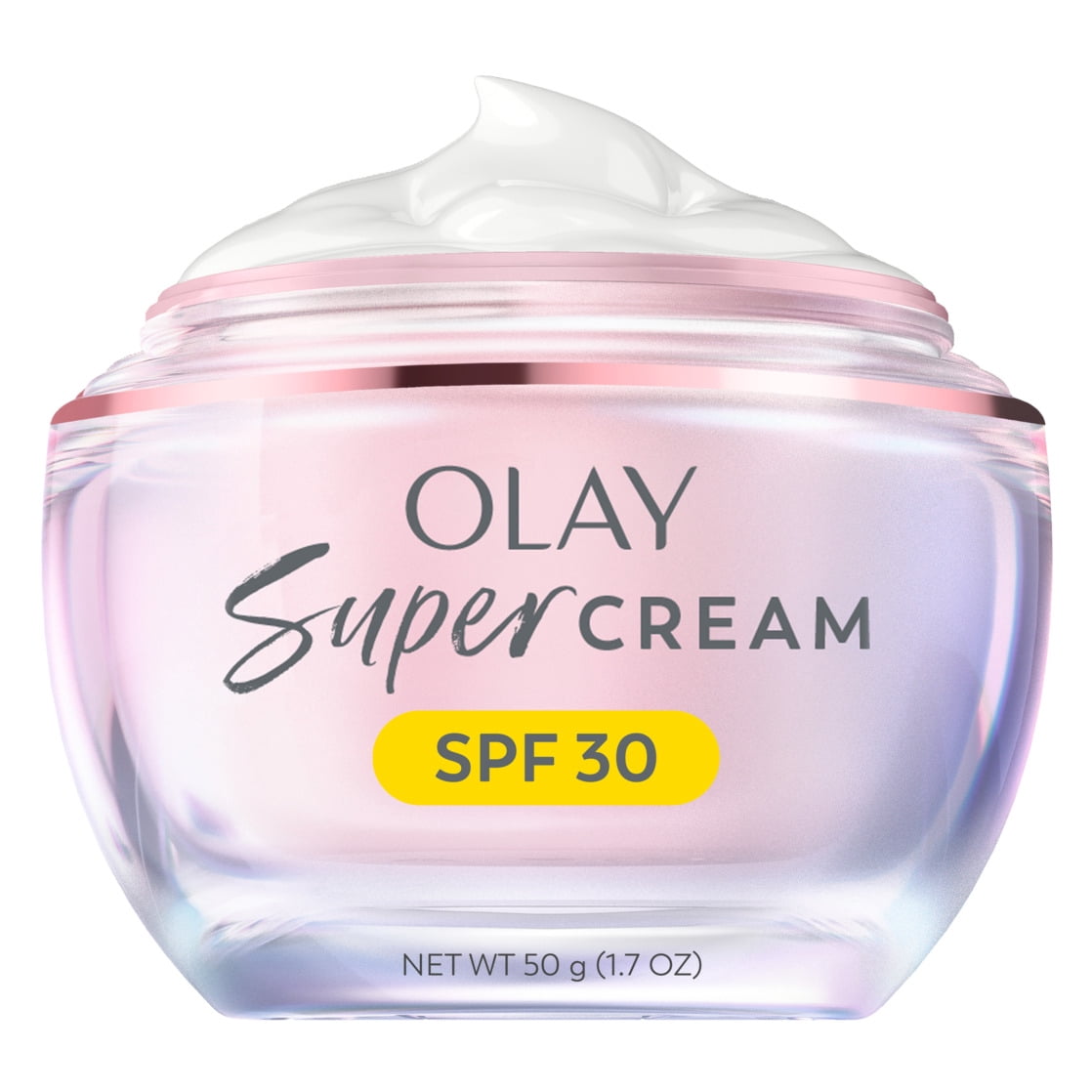 Olay Super Cream with SPF 30 Sunscreen, Lightweight Face Moisturizer with Niacinamide and Vitamin C (1.7 oz) bxs5q