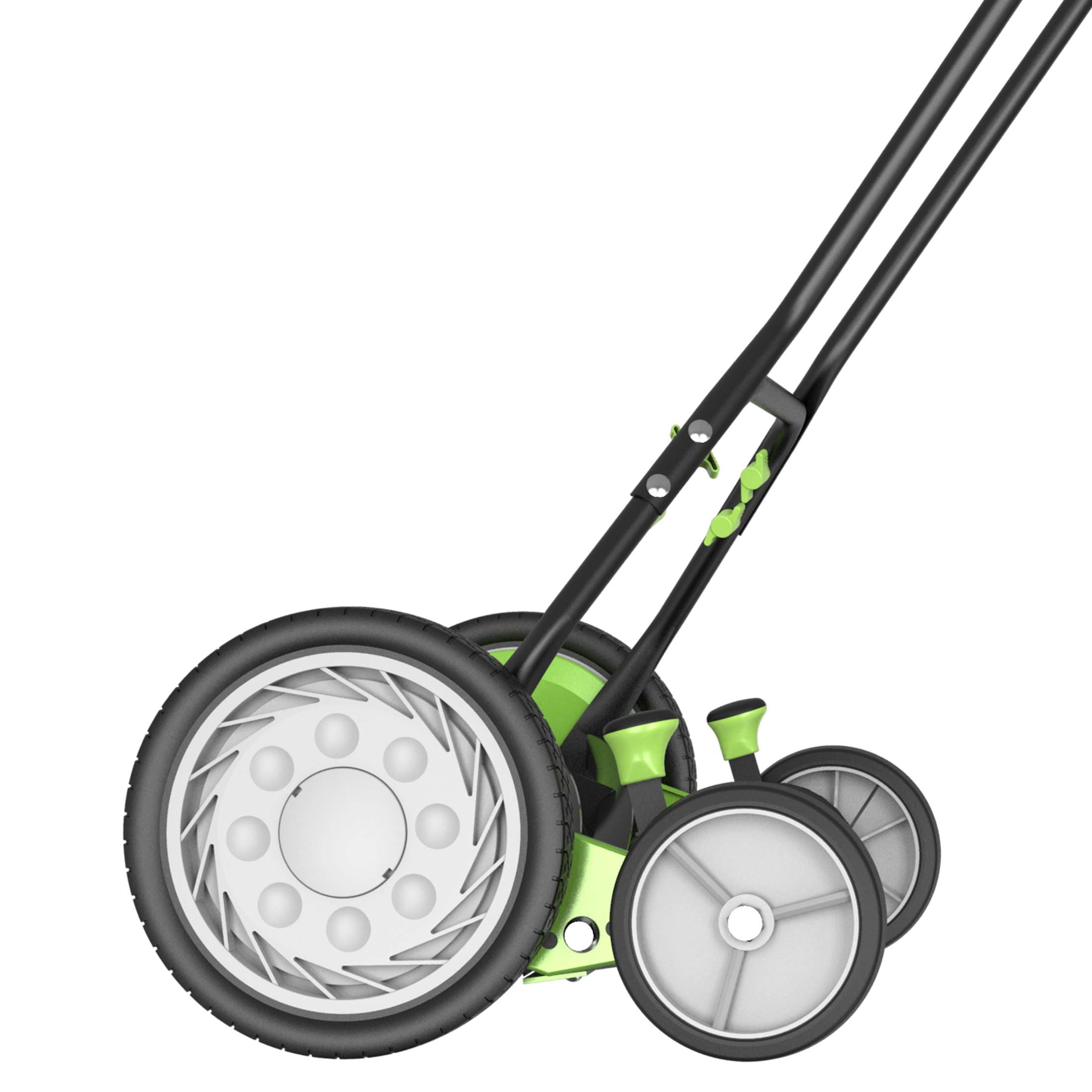 EarthWise 16 in 5-Blade Push Reel Mower (Grey, 16 in) stsvq
