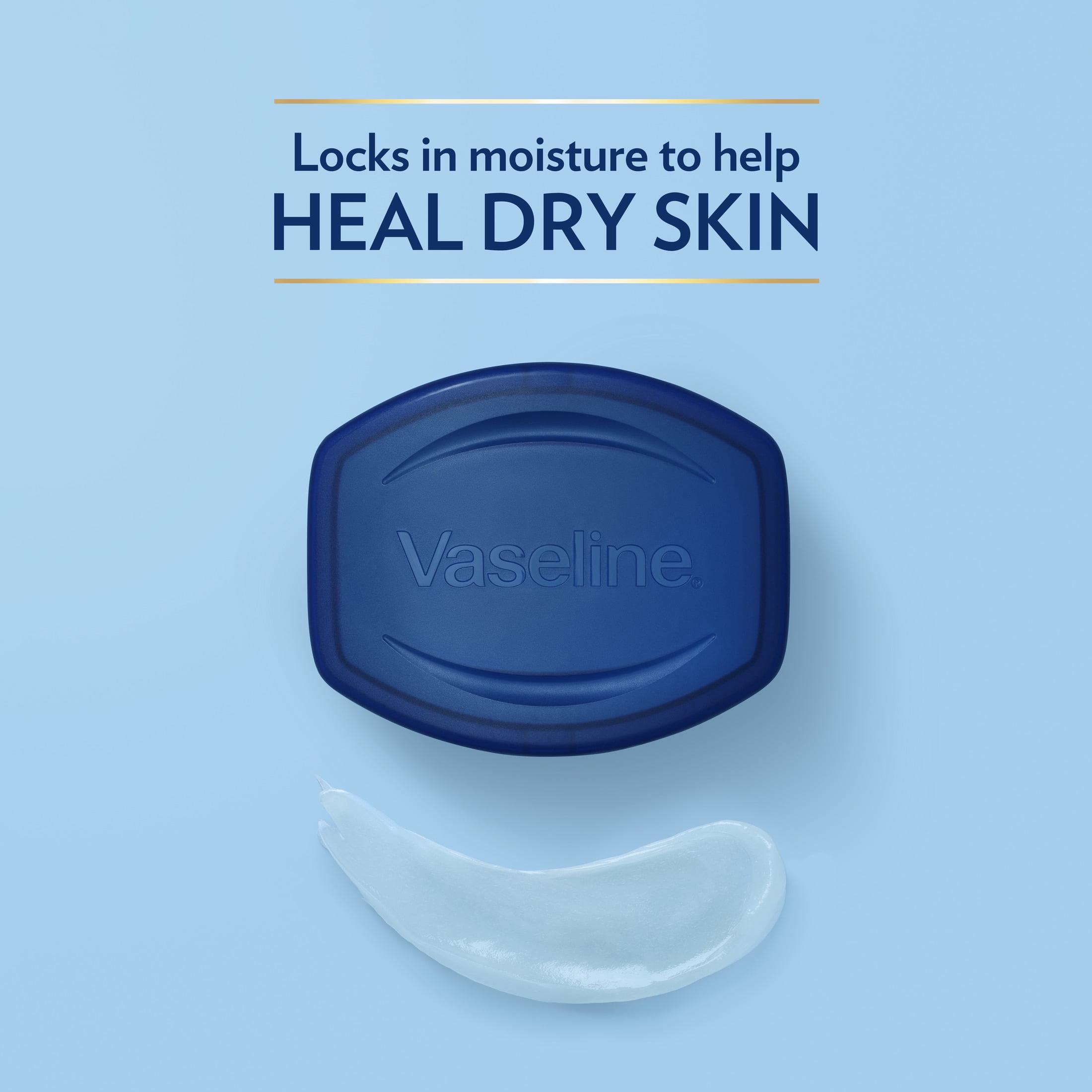 Vaseline Healing Jelly Original Skin Protectant for Dry Skin and Eczema Relief (Clear, 13 oz) gzfrx