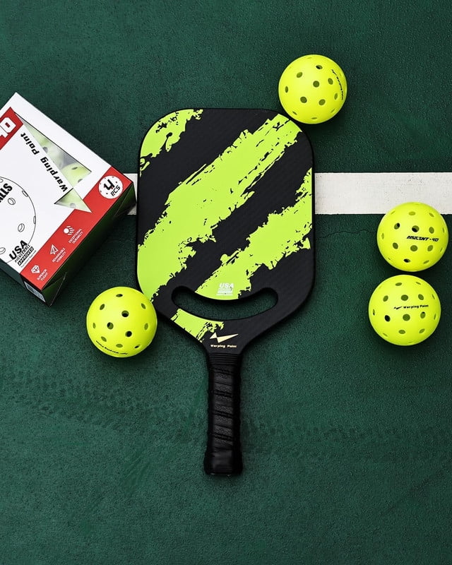 Warping Point Outdoor Pickleball Balls USAPA Approved (Yellow, 12 Pack) rcldx - Image 6