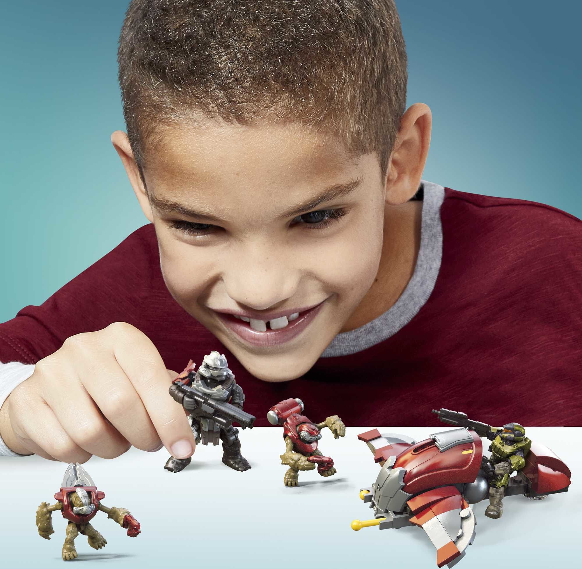 MEGA Halo Infinite Hijacked Ghost 2-in-1 Building Set (123 Pieces) lje0u