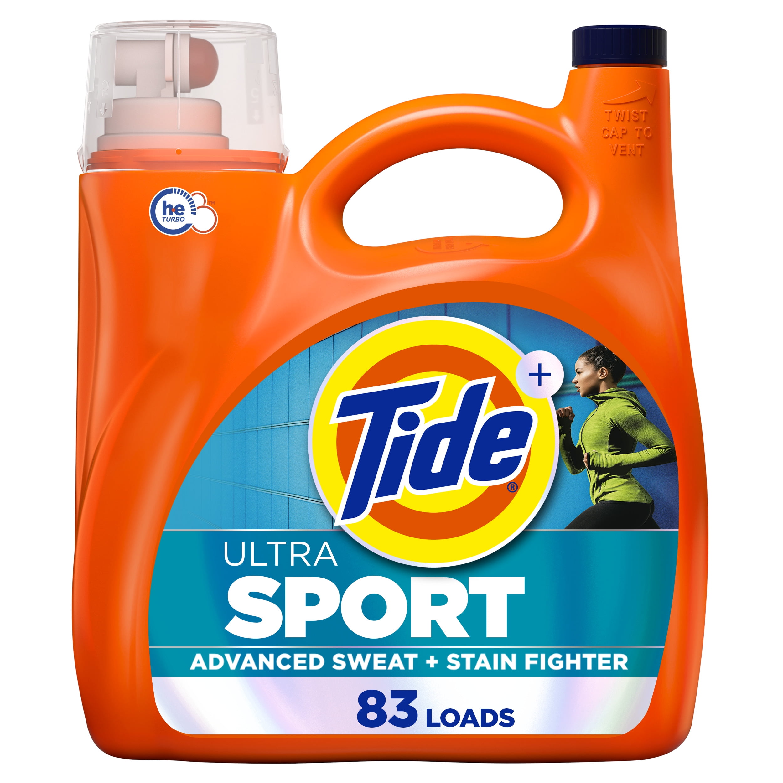 Tide Ultra Sport Liquid Laundry Detergent, Advanced Sweat and Stain Fighter (117 fl oz, 83 Loads) xem91