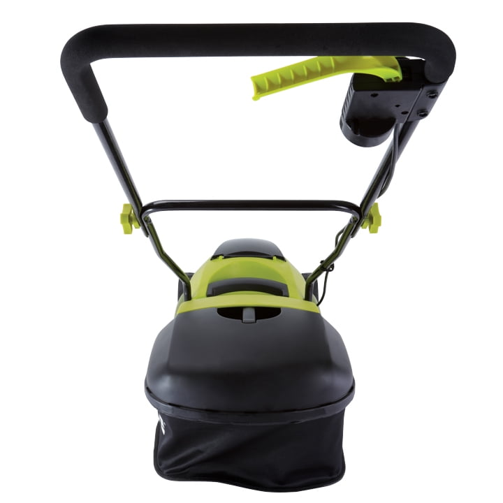 Sun Joe 24V Cordless 14-inch Brushless Push Lawn Mower (Green, 23.1 lb) d7rof