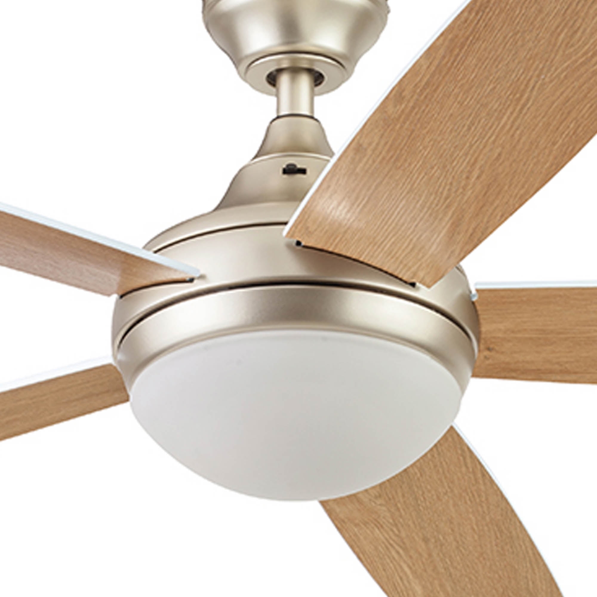 Prominence Home Ashby 52 in Ceiling Fan with LED Light and Remote Control (Soft Gold, 5 Blades) 6yta0