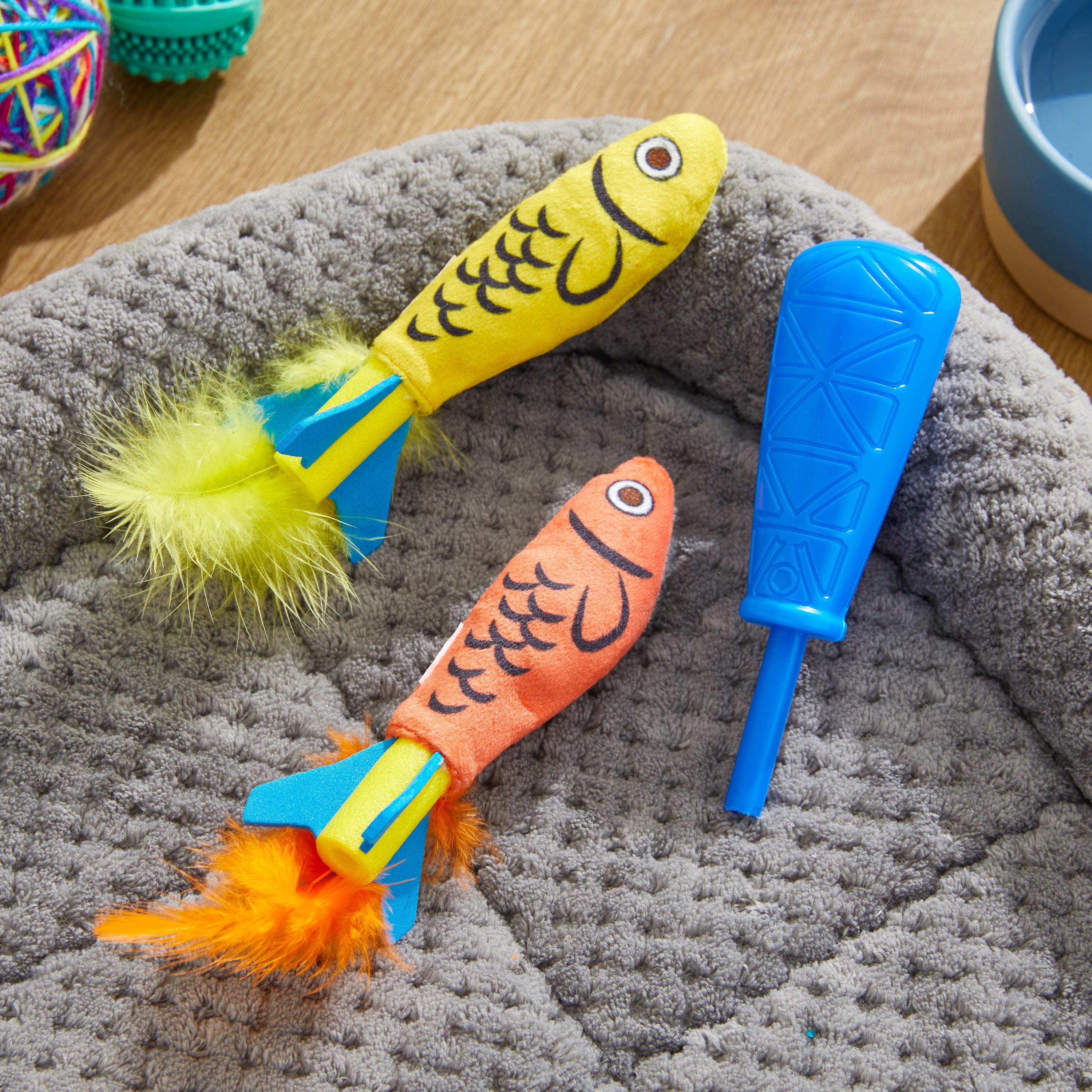 Vibrant Life Sardine Explosion Cat Toys with Catnip (Blue, 3 Pack) ijjq2
