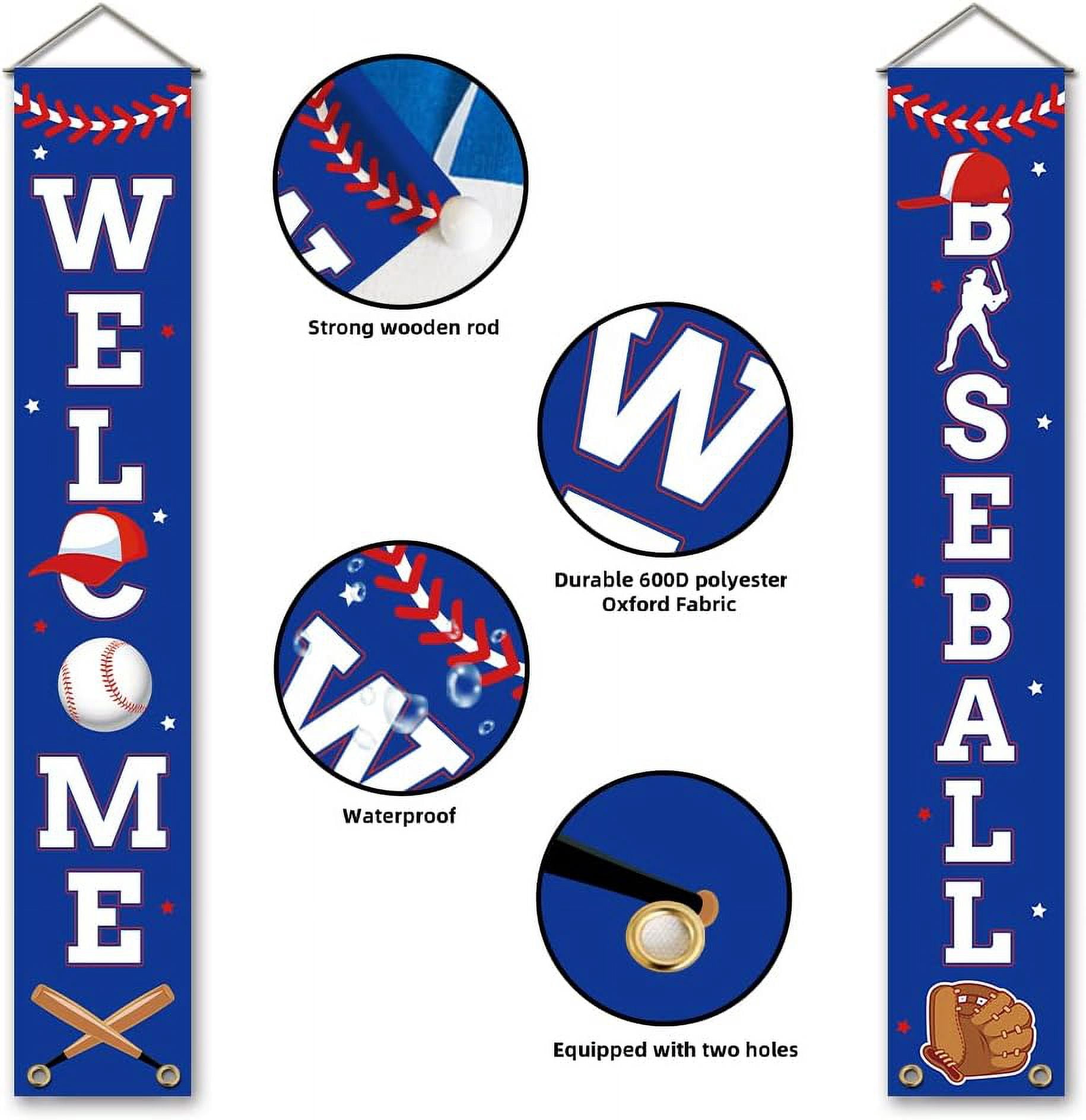 Generic Basketball Welcome Porch Banner Set (Orange, 11.8 in x 70.9 in) fuwjr