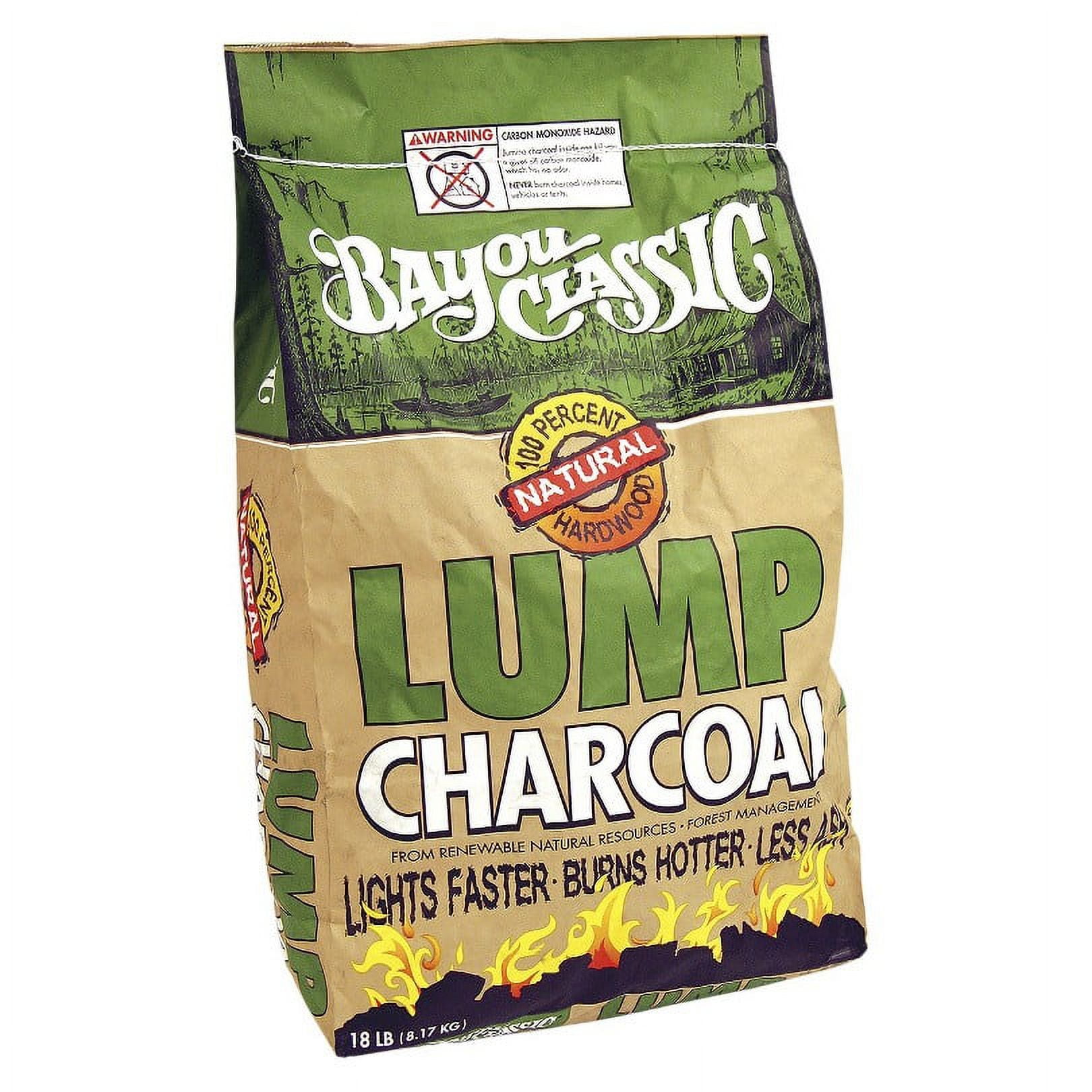 Barbour Bayou Classic Natural Lump Charcoal for Grilling and Smoking (18 lb) 3wz4z