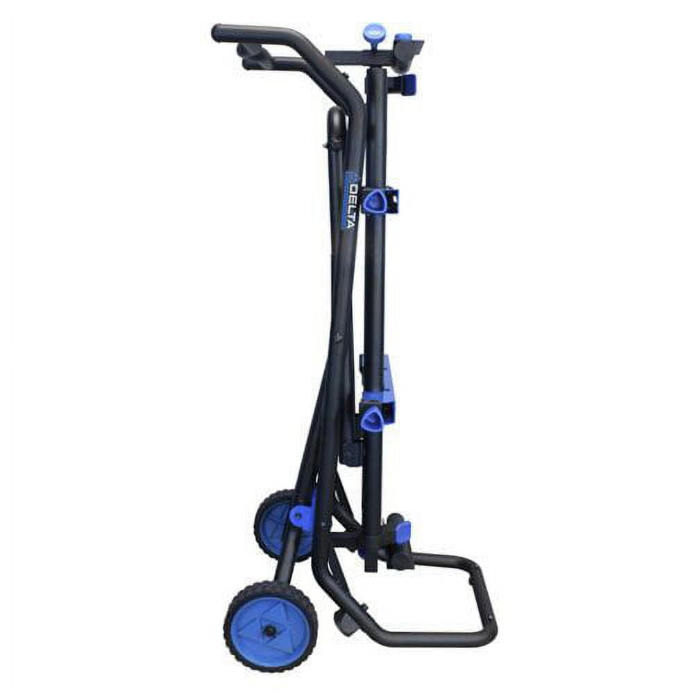 Delta 36-260 Heavy-Duty Miter Saw Stand with Wheels (9.5 ft Support Capacity) s906v