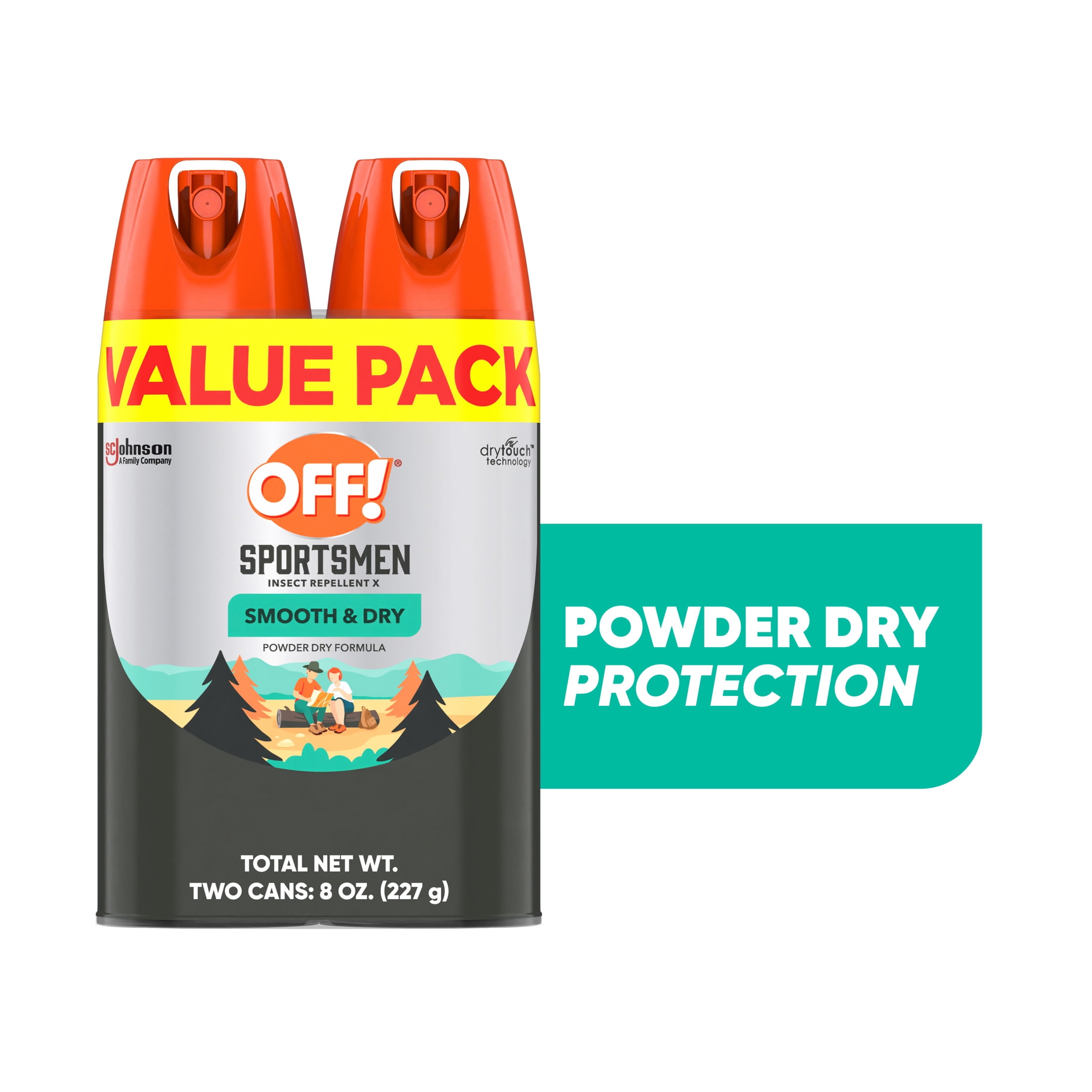 OFF! Family Care Smooth and Dry Insect Repellent, Non-Greasy Formula (4 oz, 2 Count) 4wrhu