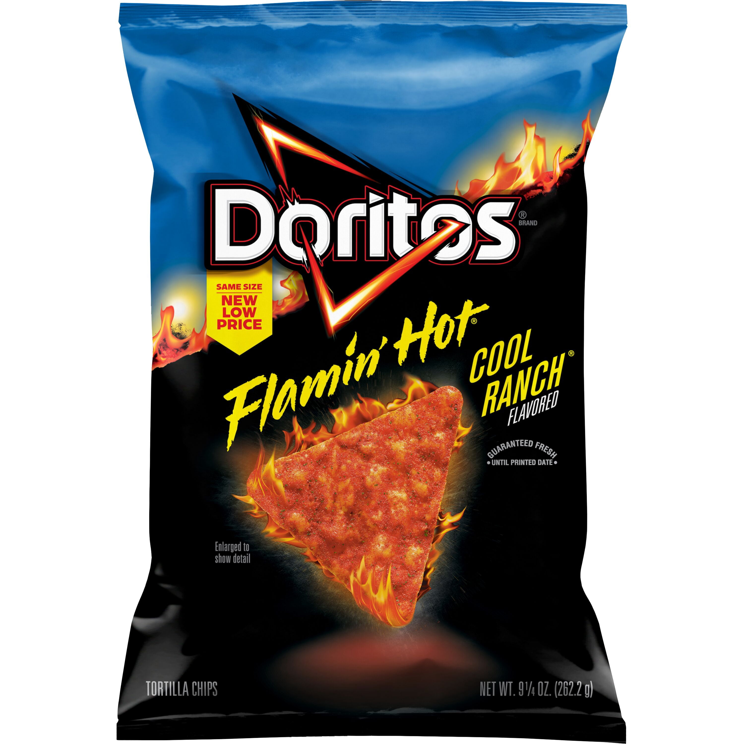 Doritos Flamin' Hot Cool Ranch Tortilla Chips, Bold Spicy Flavor (9.25 oz) 84rwi