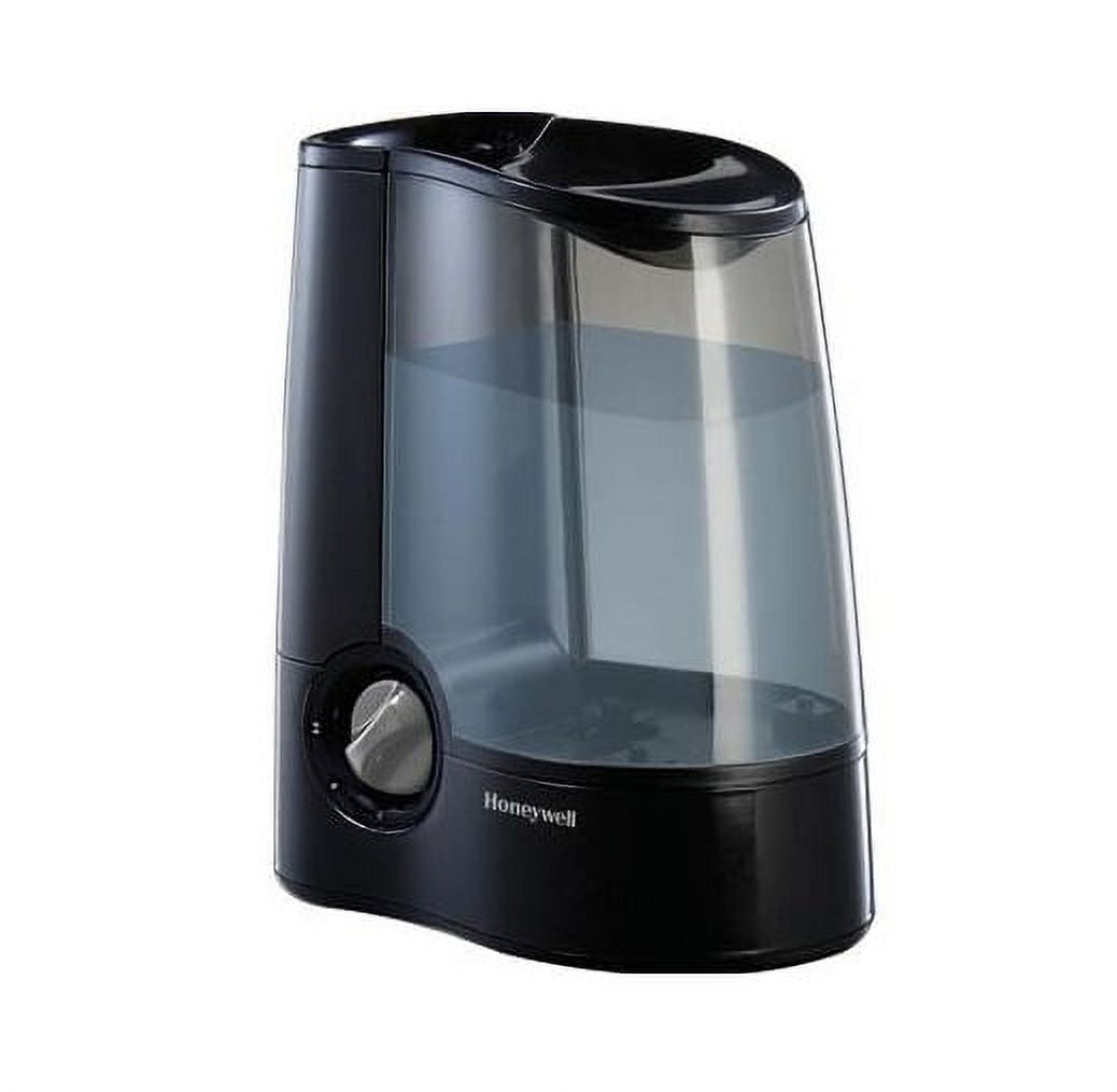 Honeywell Warm Mist Humidifier HWM705B (Filter Free, Quiet Operation, Black, 1 gal) 19mmj
