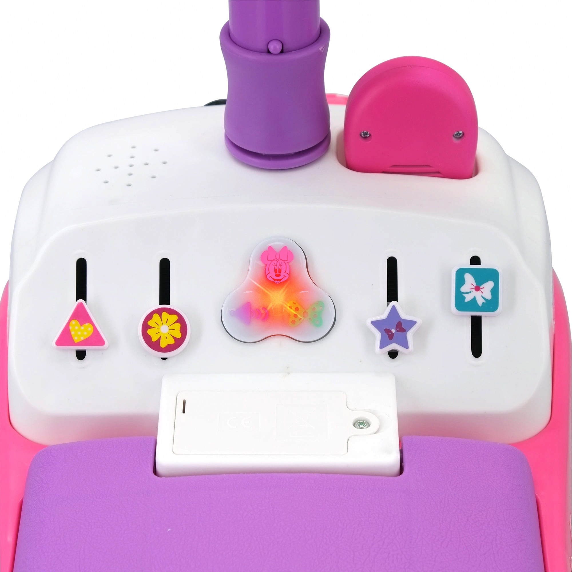 Kiddieland Push & Pedal Ride-On Toy with Interactive Sounds and Storage (Pink, 19.5 in x 9.85 in x 18.25 in) 4m6th