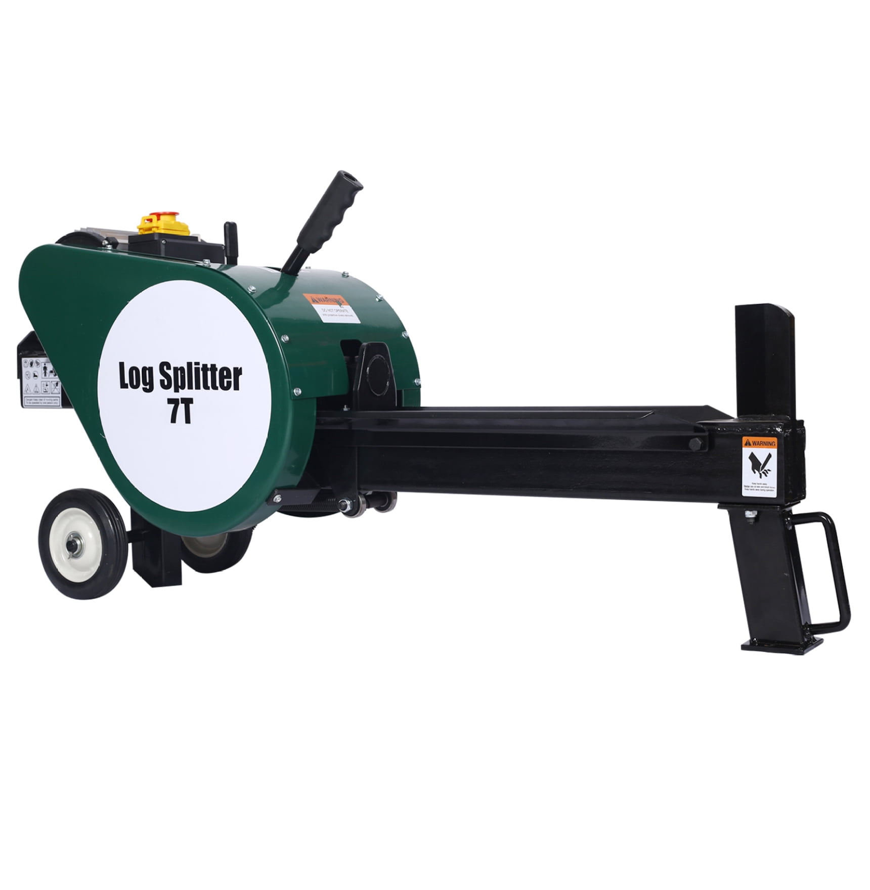WALDSDWAL Electric Log Splitter 7 Ton Kinetic Wood Splitter (Silver, 18 in) h6vng