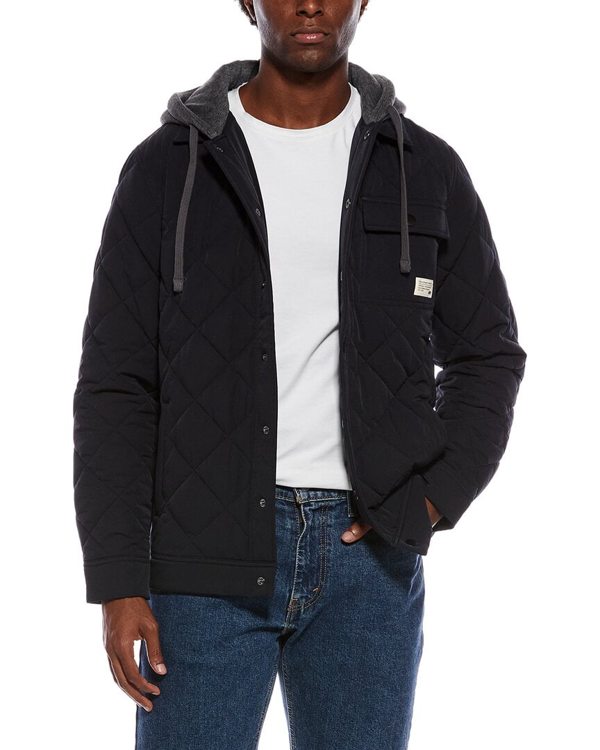 TravisMathew Men's Wave Quilted Jacket (Black, Medium) sp0ds