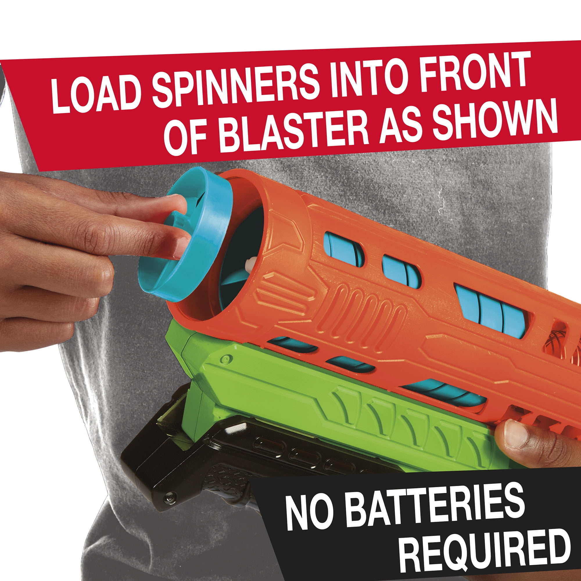 Air Warriors Spin Fire Dart Blaster with 10 Spinner Darts (135 ft Range) xriem